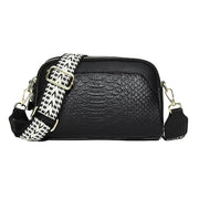 Olivia™ Elegant Allure | Croc - Pattern Mini Crossbody Bag - veyora