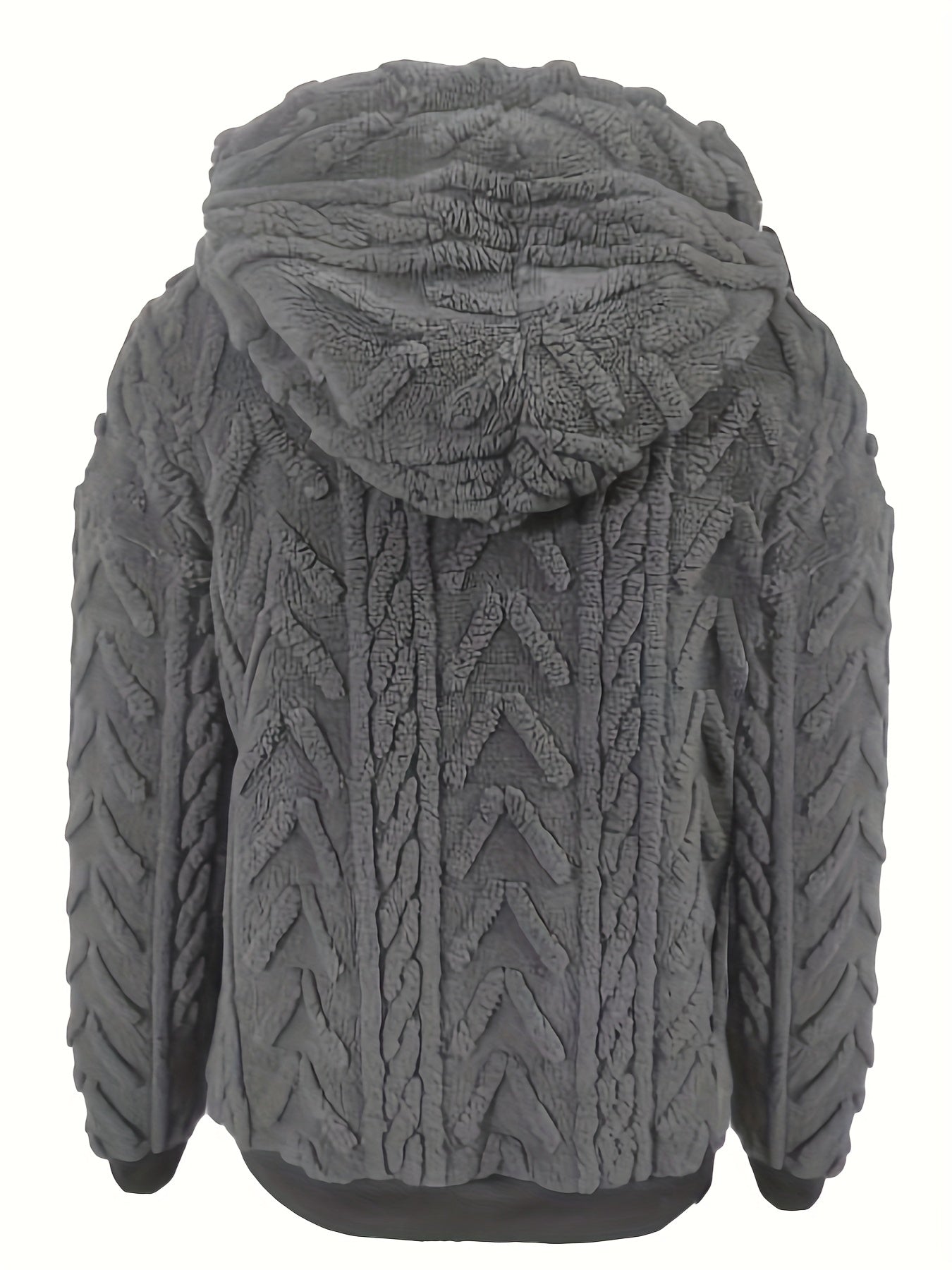 2025 Autumn And Winter Women'S New Fleece - Lined Comfortable Casual Solid Color Hoodie - veyora