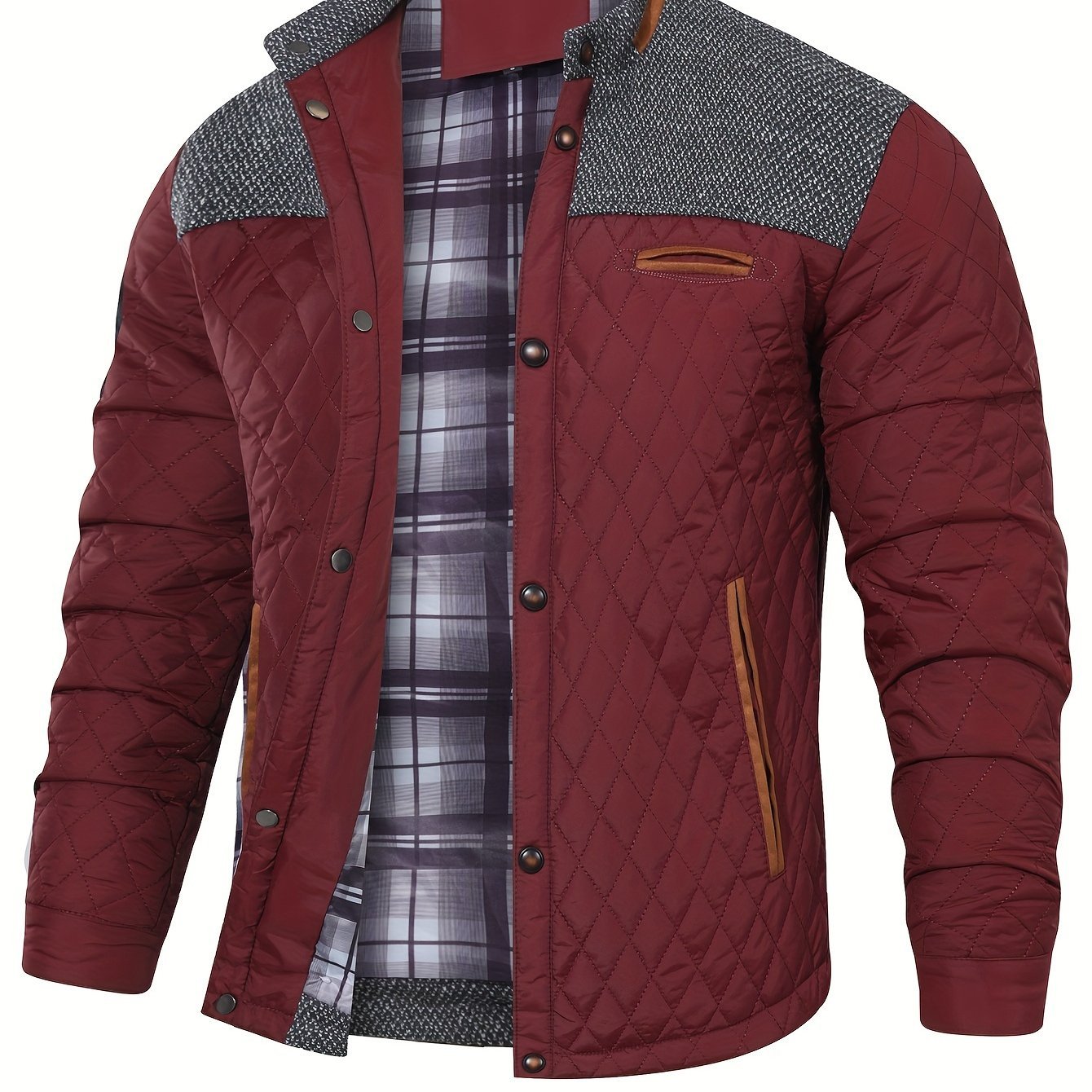 Men's Lightweight Warm Jacket, US Sizes - veyora