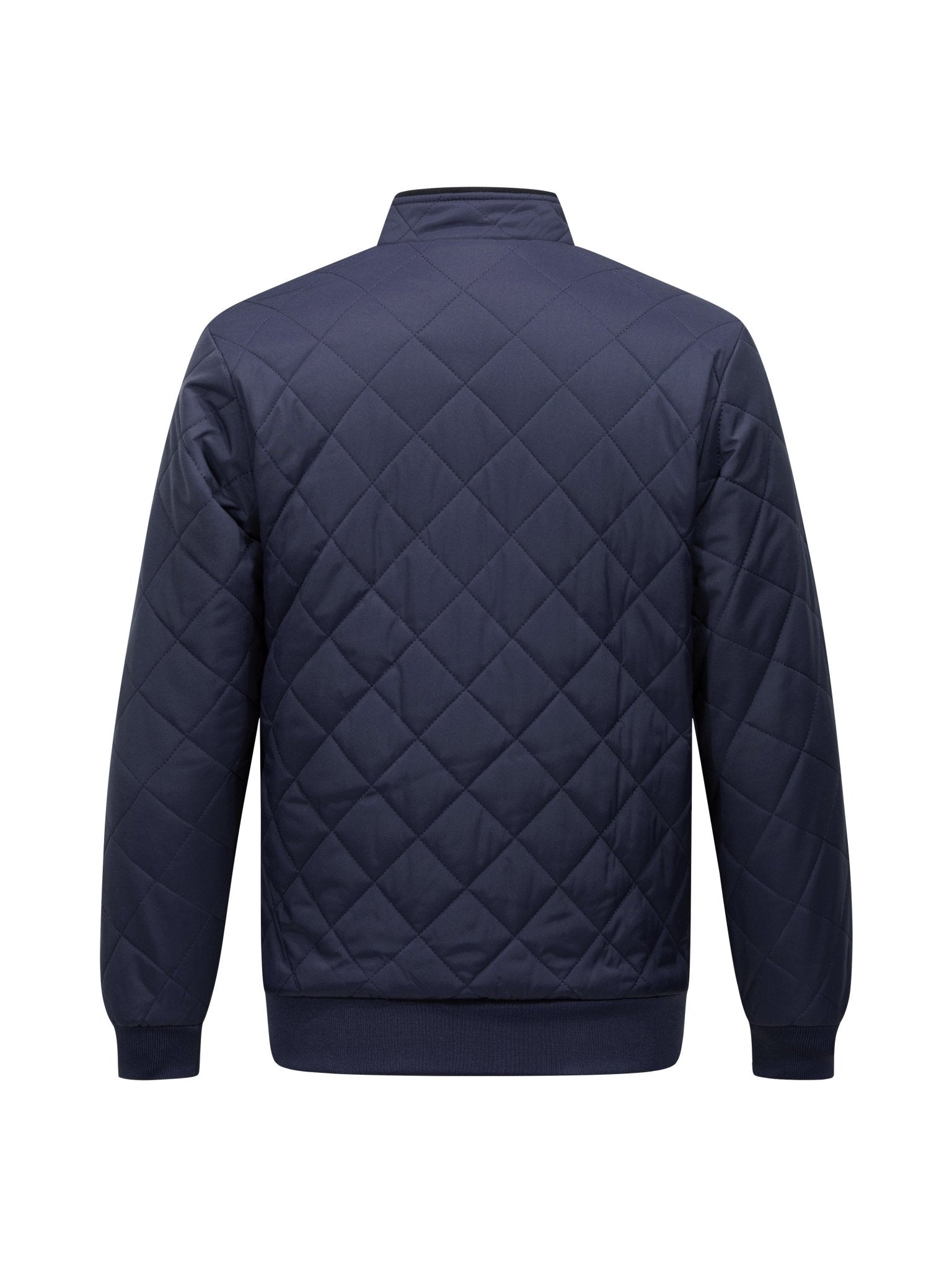 Men's Quilted Fleece - Lined Winter Jacket - Dark Green, Warm & Stylish Zip - Up with Pockets, Casual Loose Fit for Everyday Cold Weather, Winter Clothes - veyora