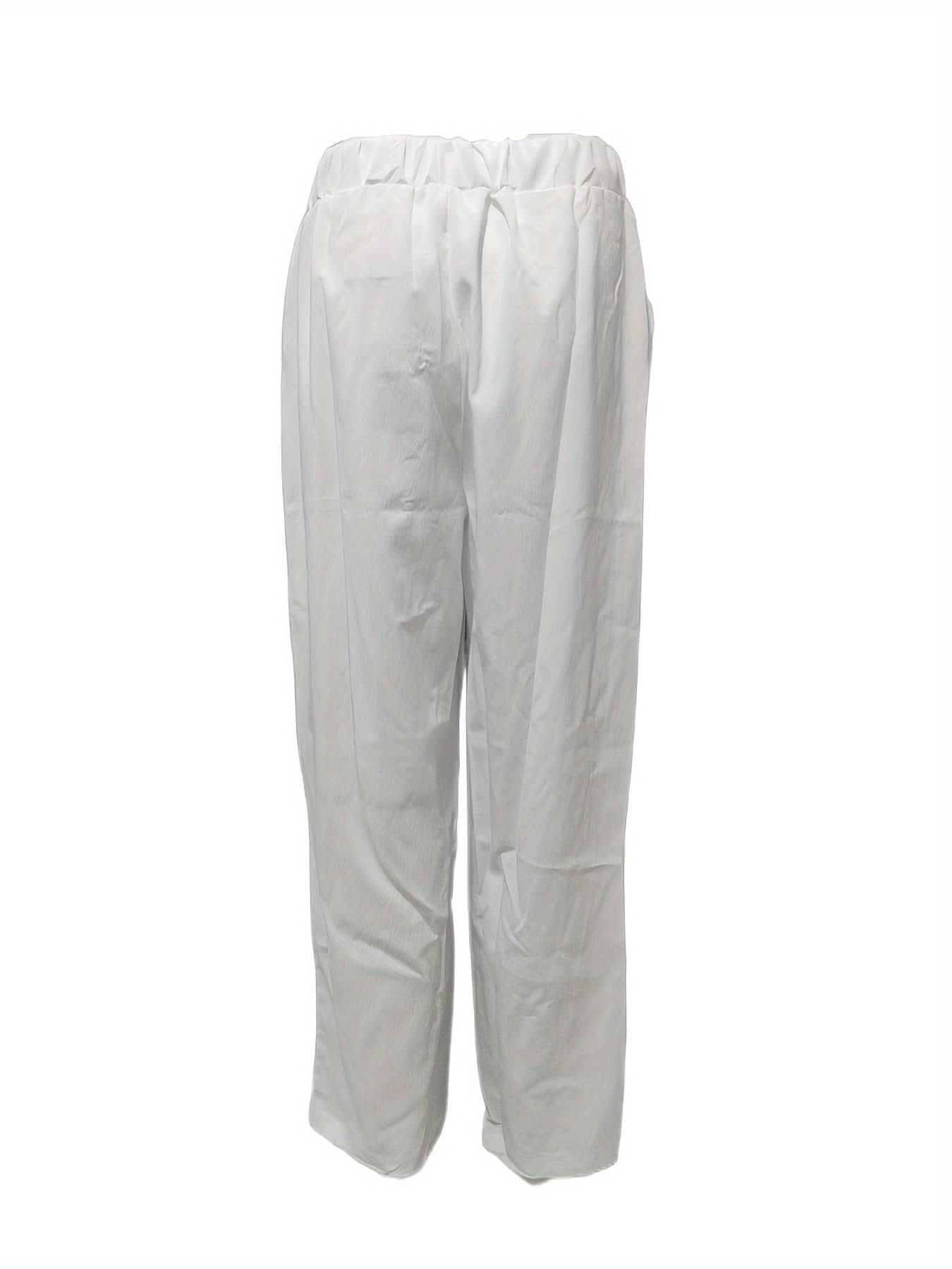 European And American Summer New Fashion Positioning Hot Flower Retro Wide - Leg Women'S Casual Pants - veyora