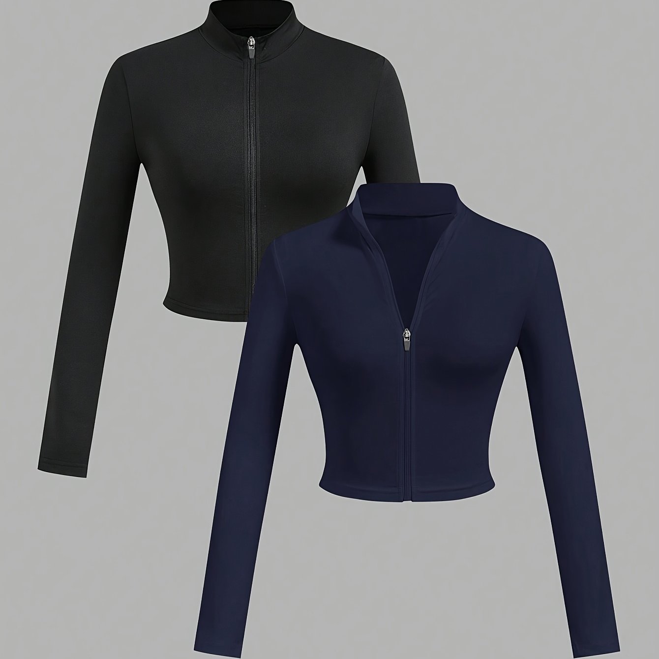 Cat Ear Design + 2 - Piece Women's Casual Jacket Set - veyora