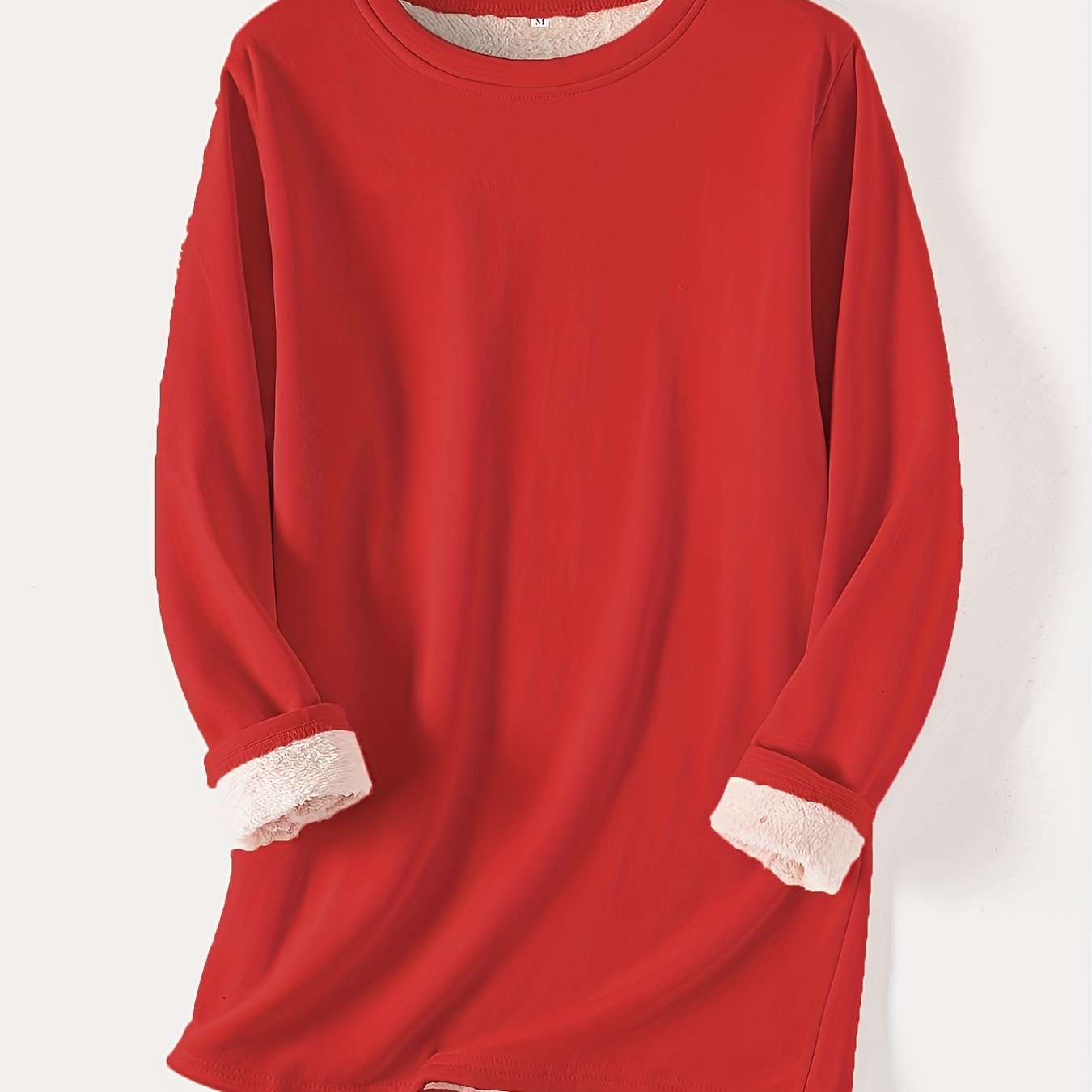 Directional Optimization for New Autumn And Winter Thickened Fleece Tops for Women, Mid - Length, Fitted And Warm - veyora