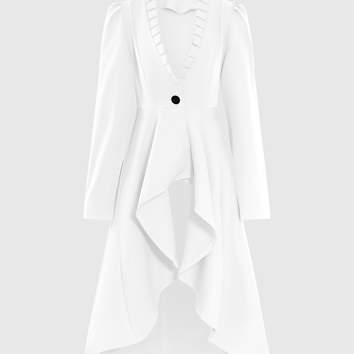 Women'S Classic Steampunk Long Jacket Cape Top - veyora