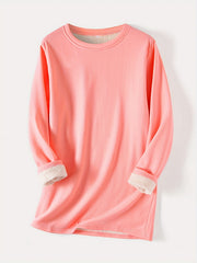 Directional Optimization for New Autumn And Winter Thickened Fleece Tops for Women, Mid - Length, Fitted And Warm - veyora