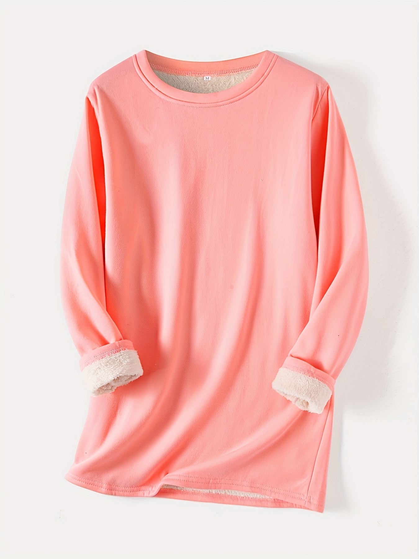 Directional Optimization for New Autumn And Winter Thickened Fleece Tops for Women, Mid - Length, Fitted And Warm - veyora
