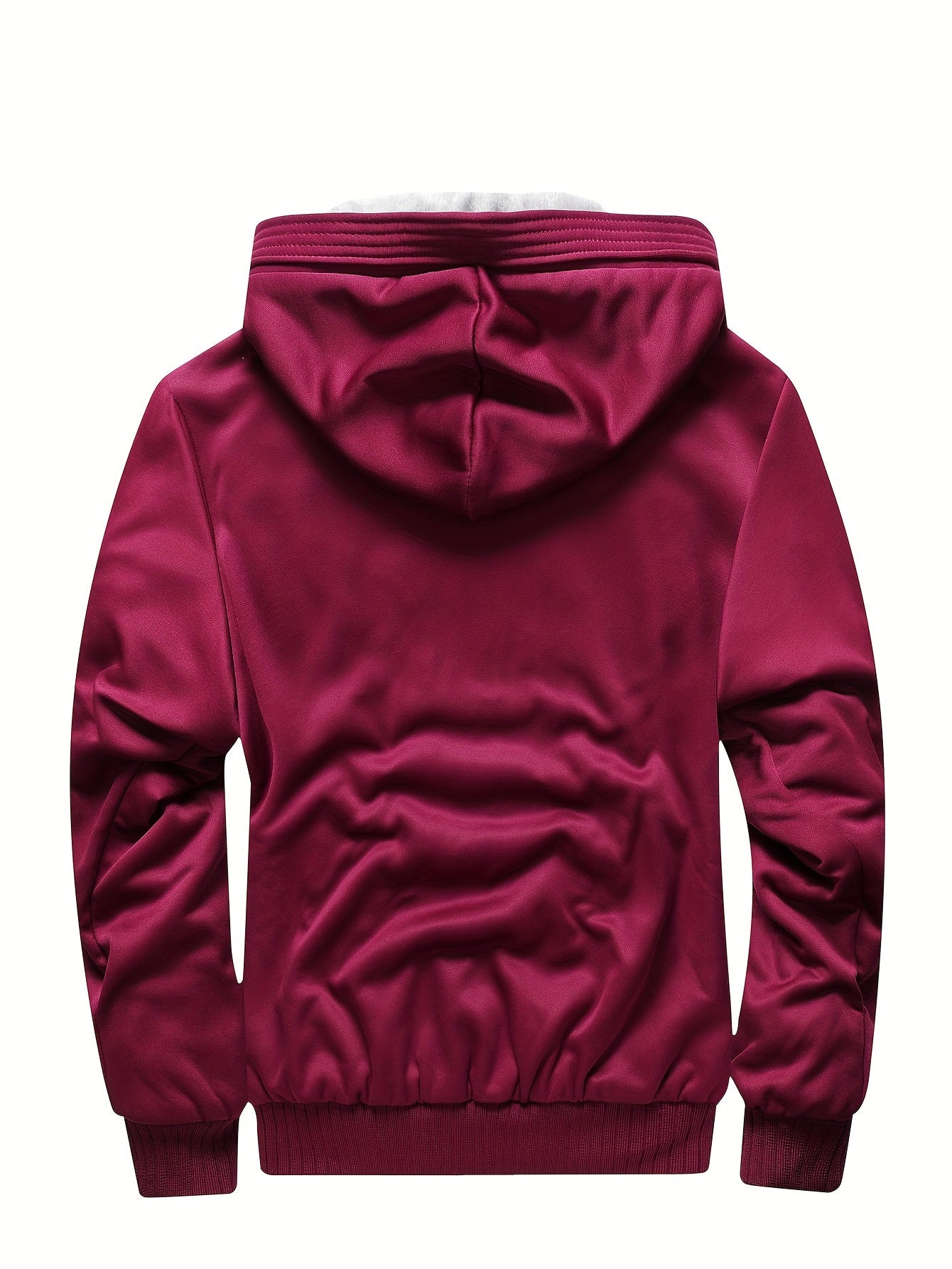 Winter Thickened Solid Color Cardigan Sweatshirt Jacket - veyora