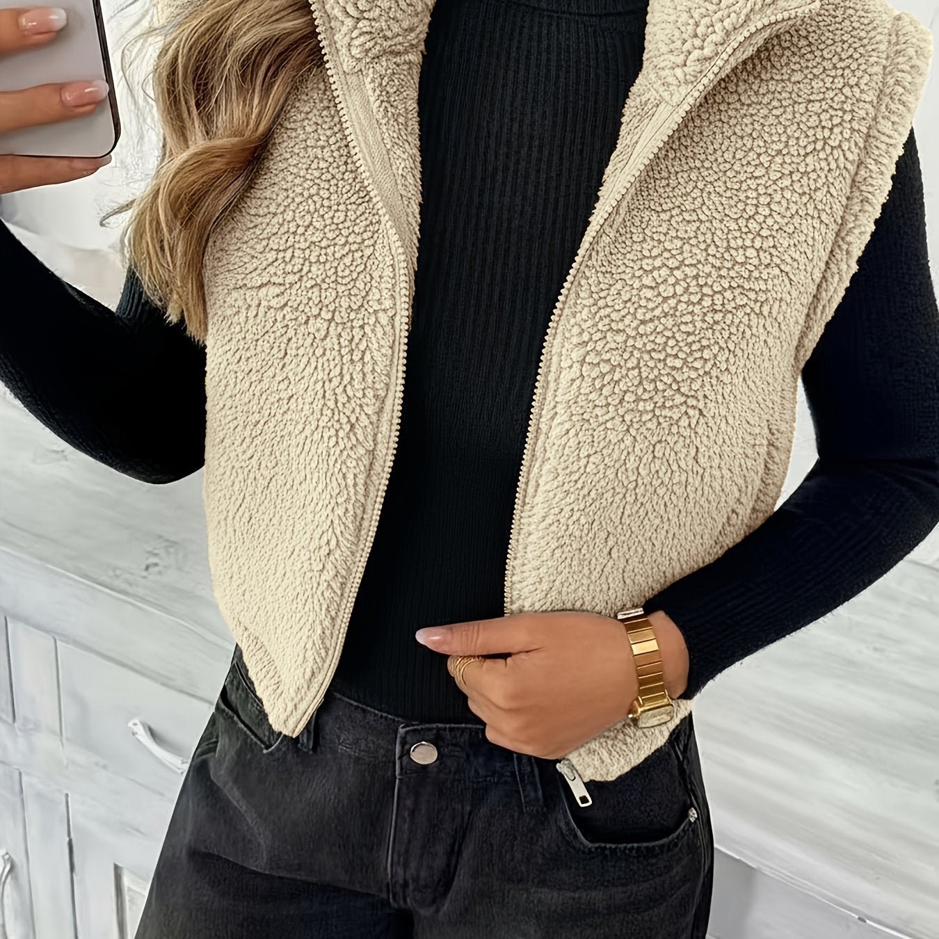 Ladies' Stylish Sleeveless Vest - veyora