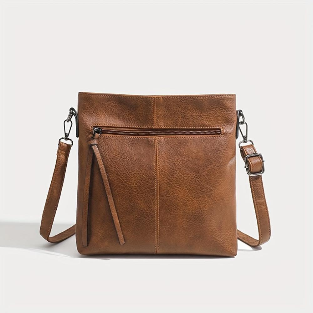 Addison™ Simple Elegance | Retro Square Crossbody Bag - veyora