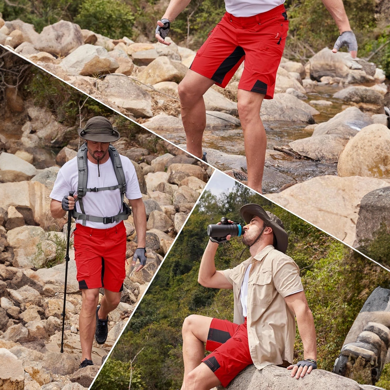 Men's Quick Dry Cargo Shorts