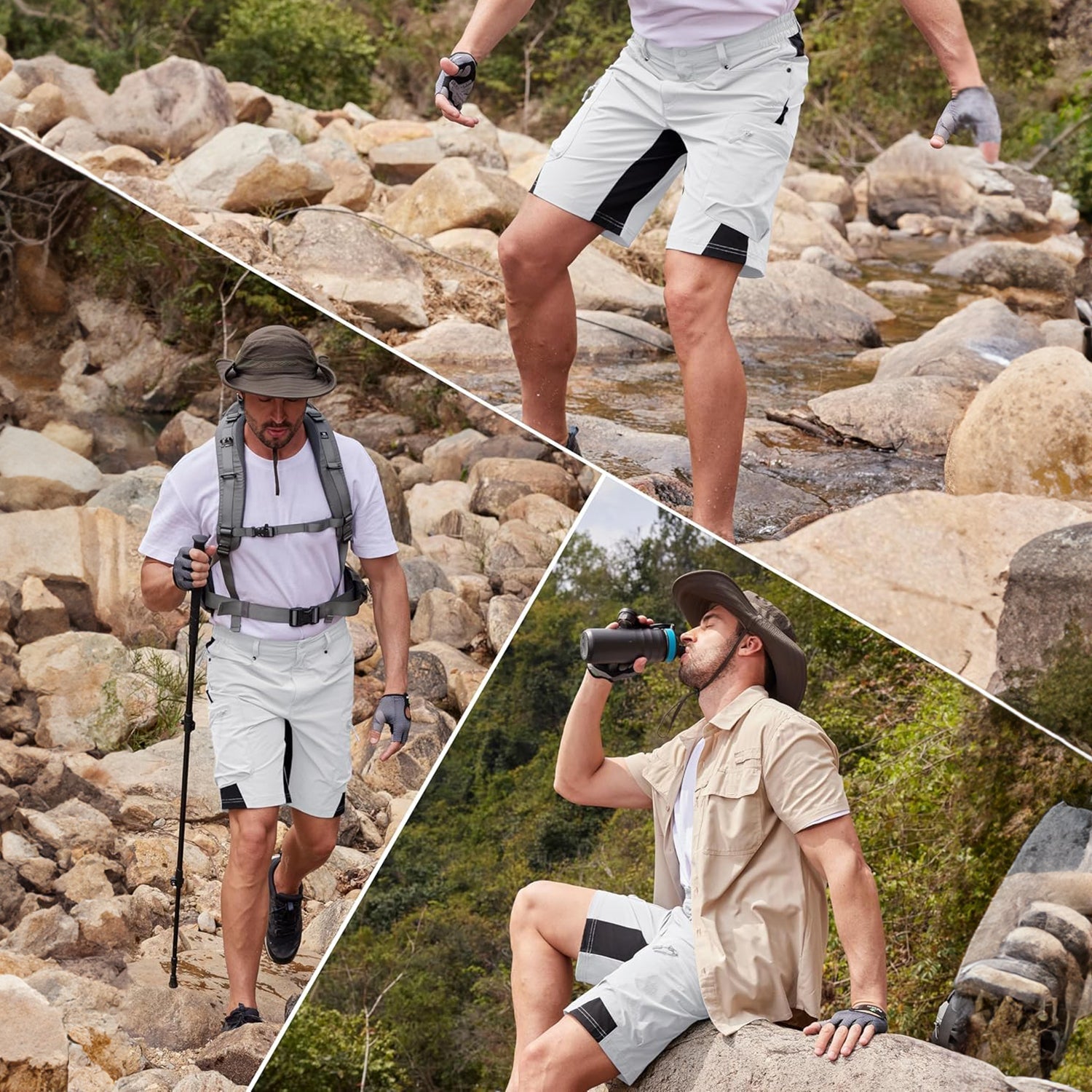Men's Quick Dry Cargo Shorts