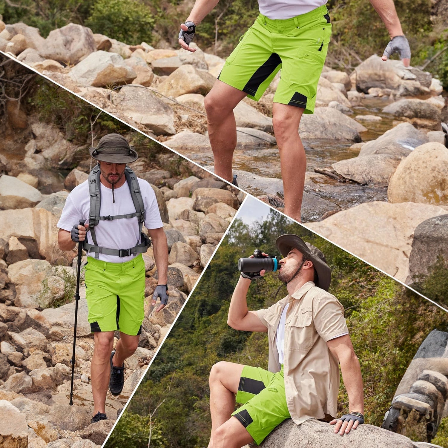 Men's Quick Dry Cargo Shorts