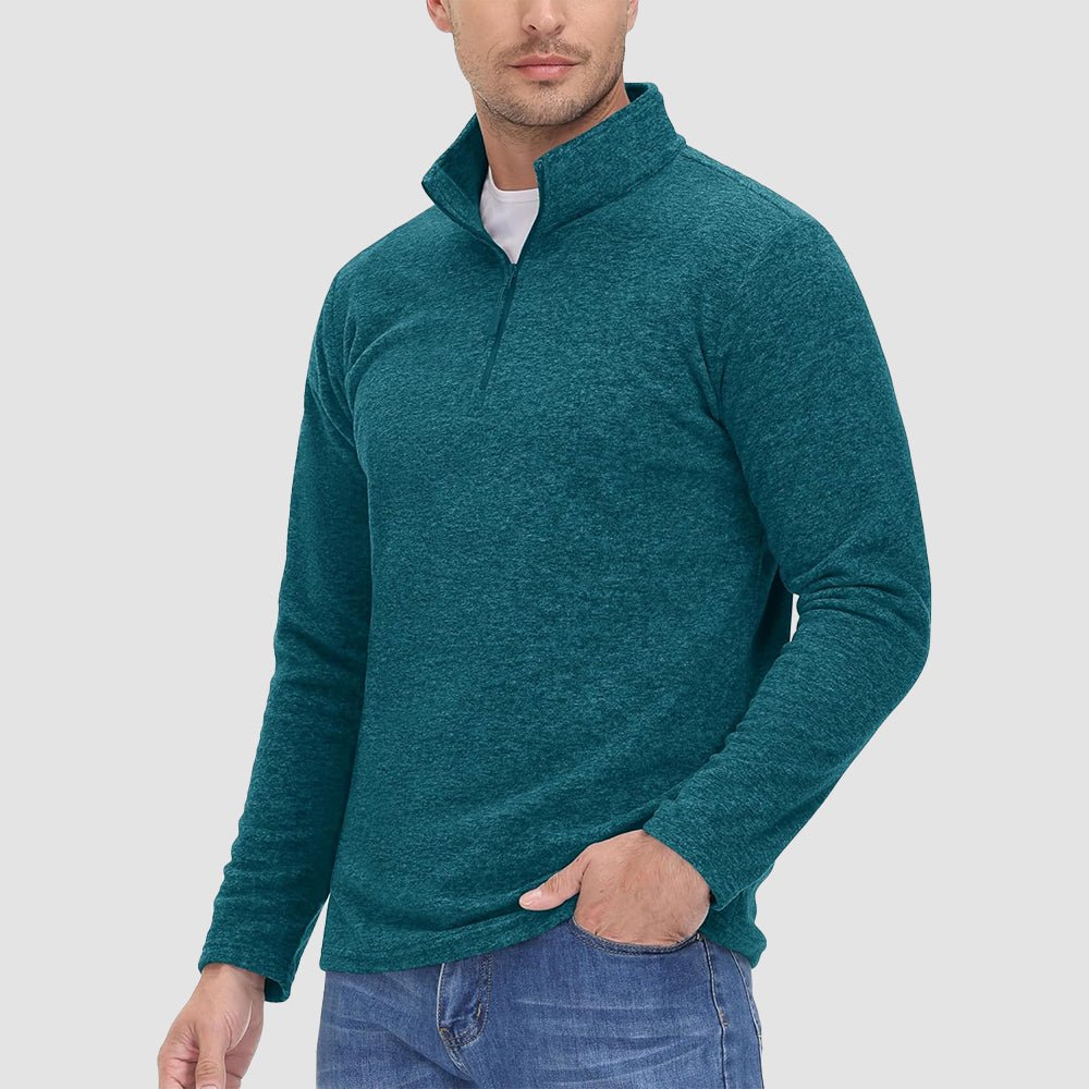 Men's 1/4 Zip Pullover Shirt Long Sleeve Sweatshirts
