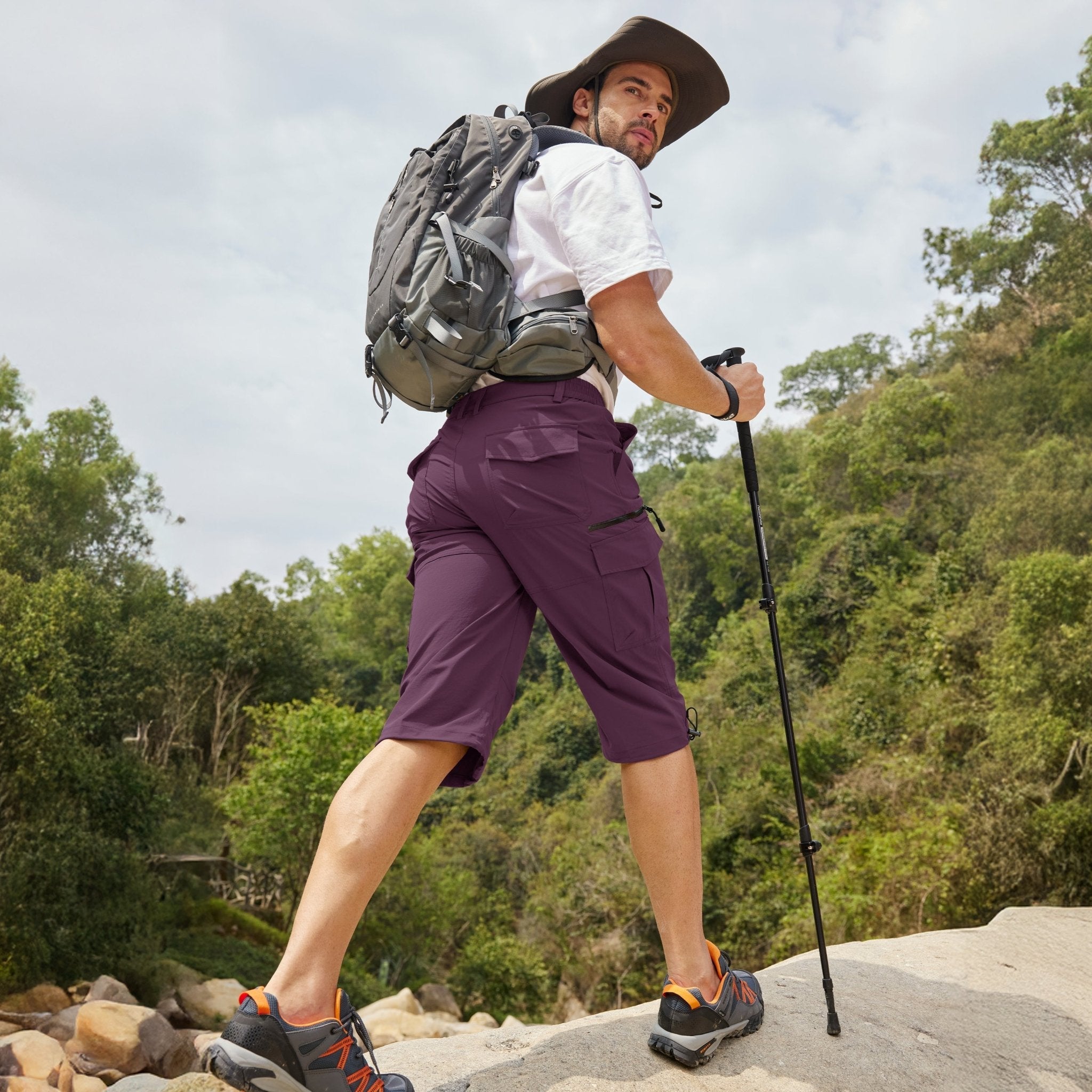Men's 3/4 Capri Quick Dry Sports Shorts