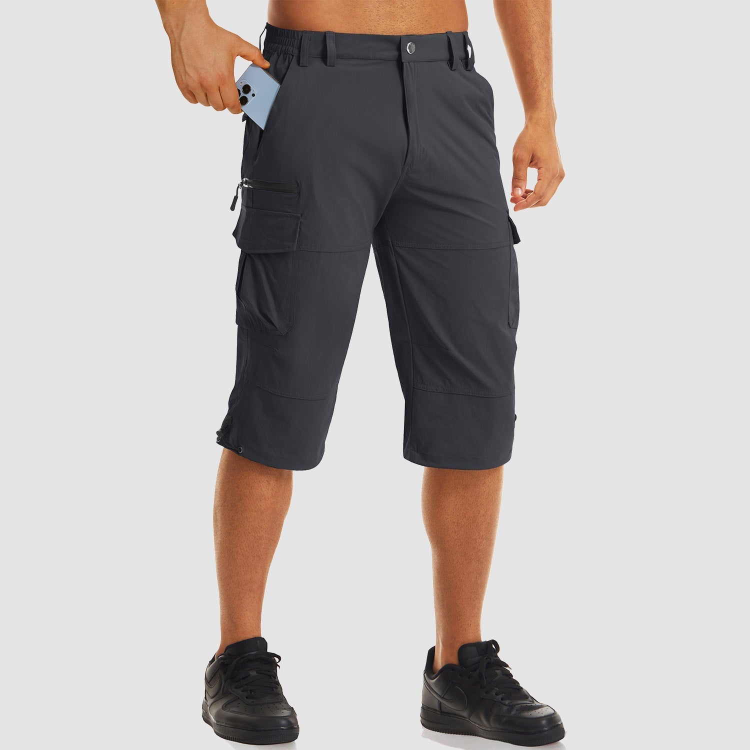 Men's 3/4 Capri Quick Dry Sports Shorts