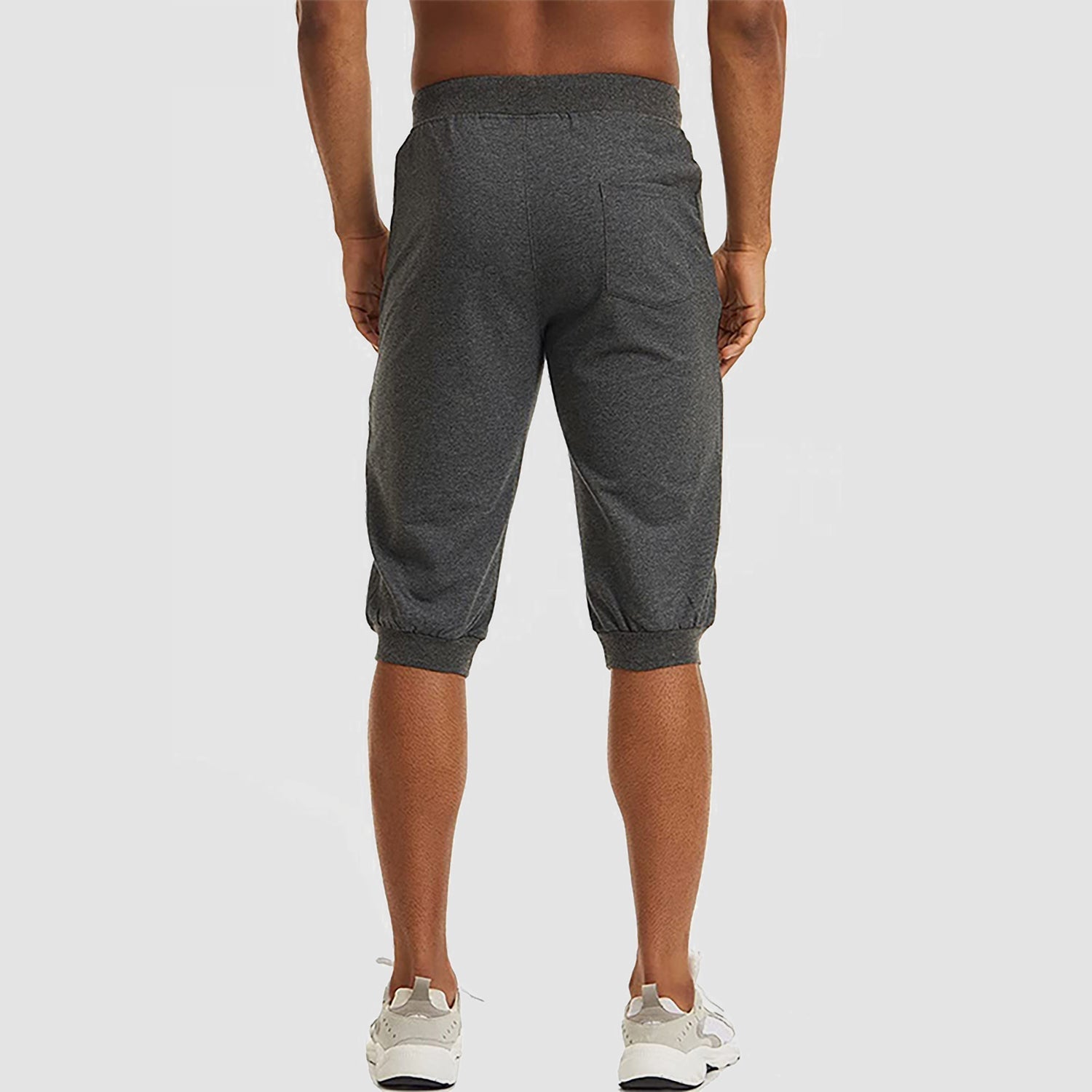 Men's 3/4 Capri Joggers with Pockets