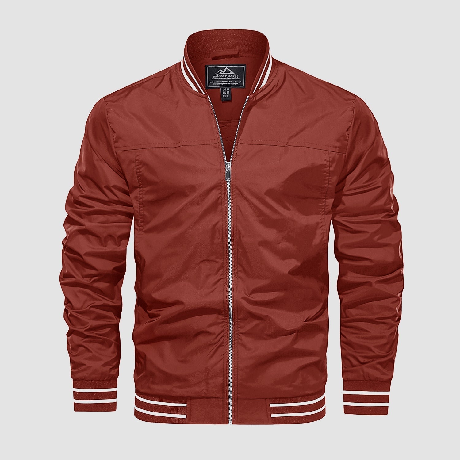 Men's Lightweight Bomber Jacket Casual Windbreaker