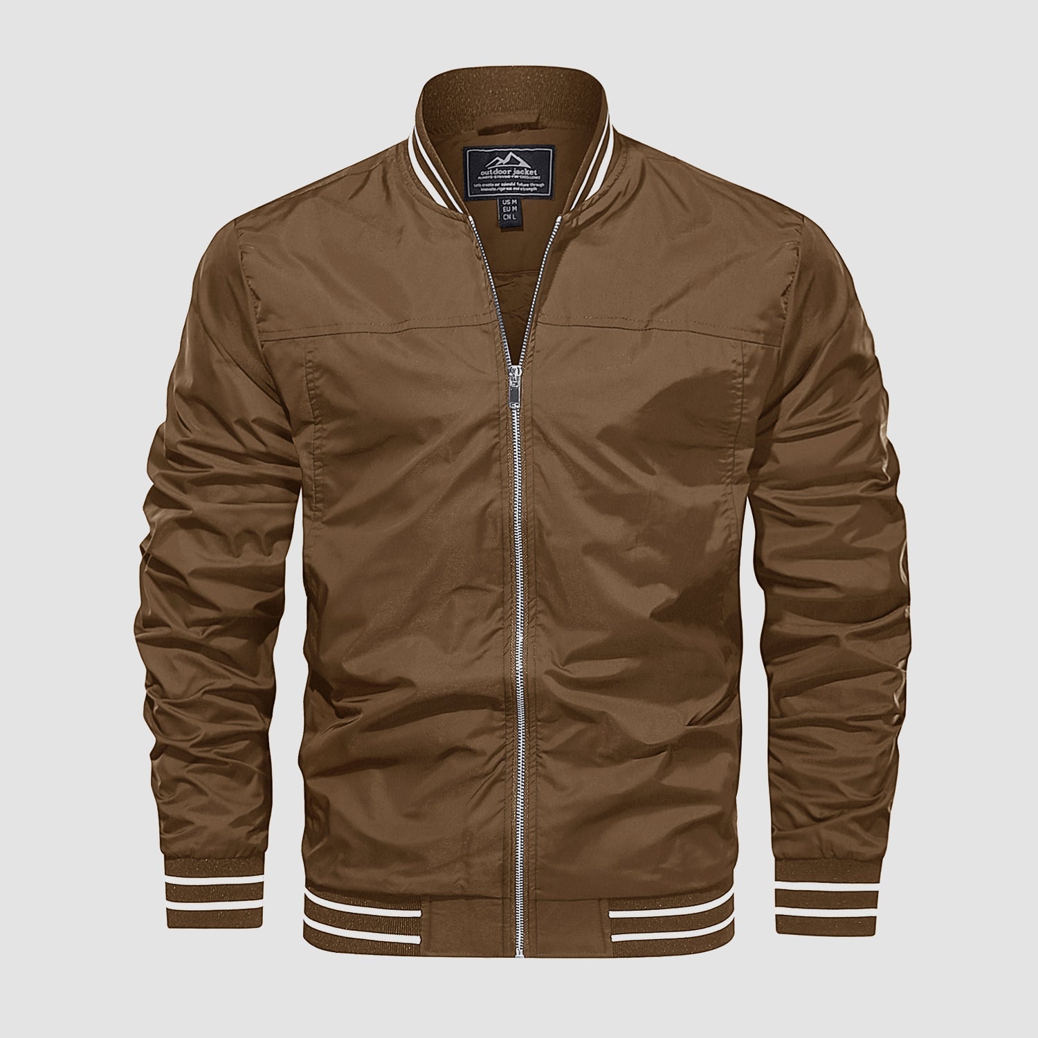 Men's Lightweight Bomber Jacket Casual Windbreaker