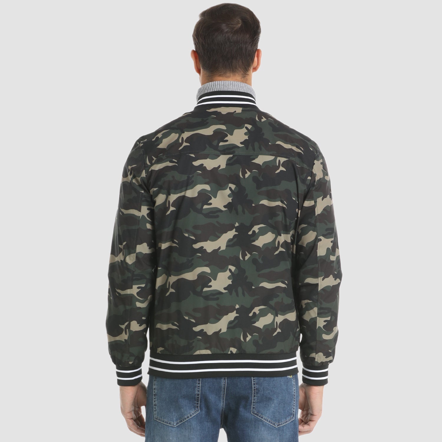 Men's Lightweight Bomber Jacket Casual Windbreaker