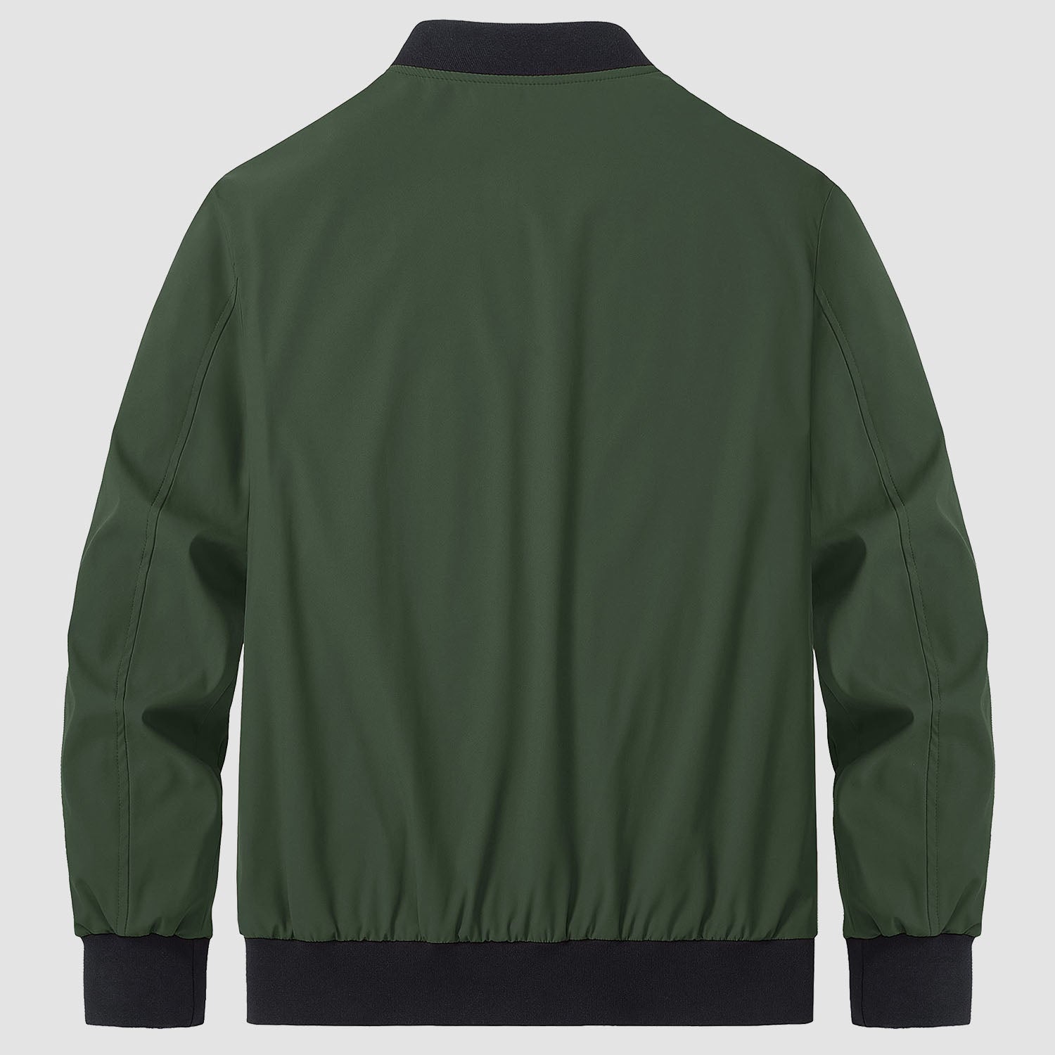 Men's Bomber Jacket Lightweight Windbreaker with Pockets
