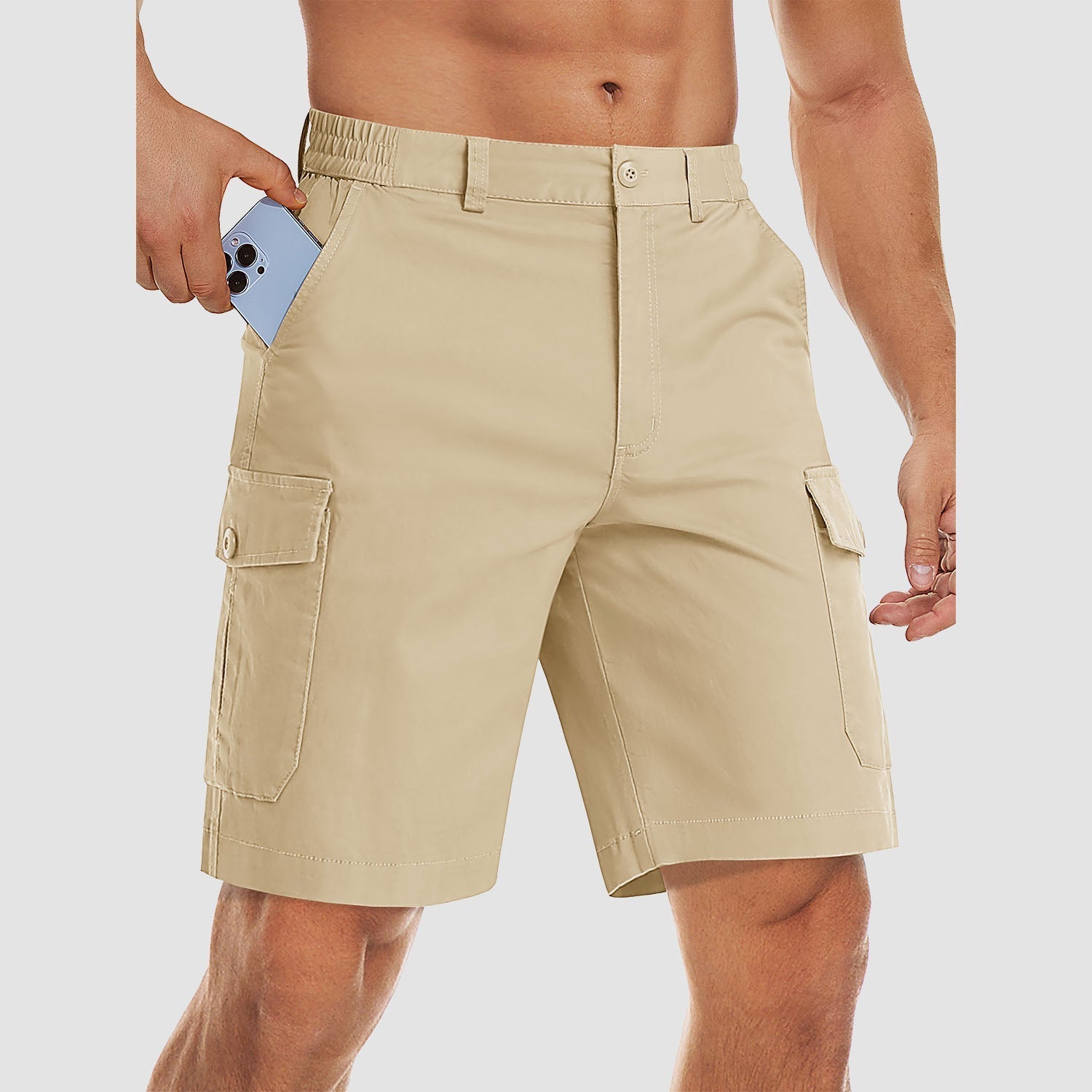 Men's Cargo Shorts Casual Work Shorts