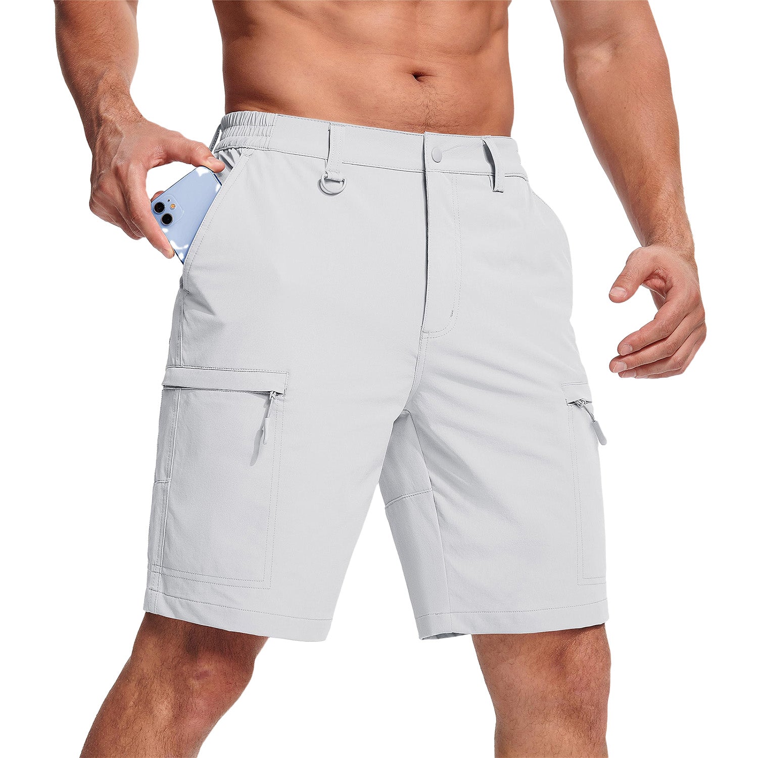 Men's Casual Quick-Dry 5 Pockets Cargo Short