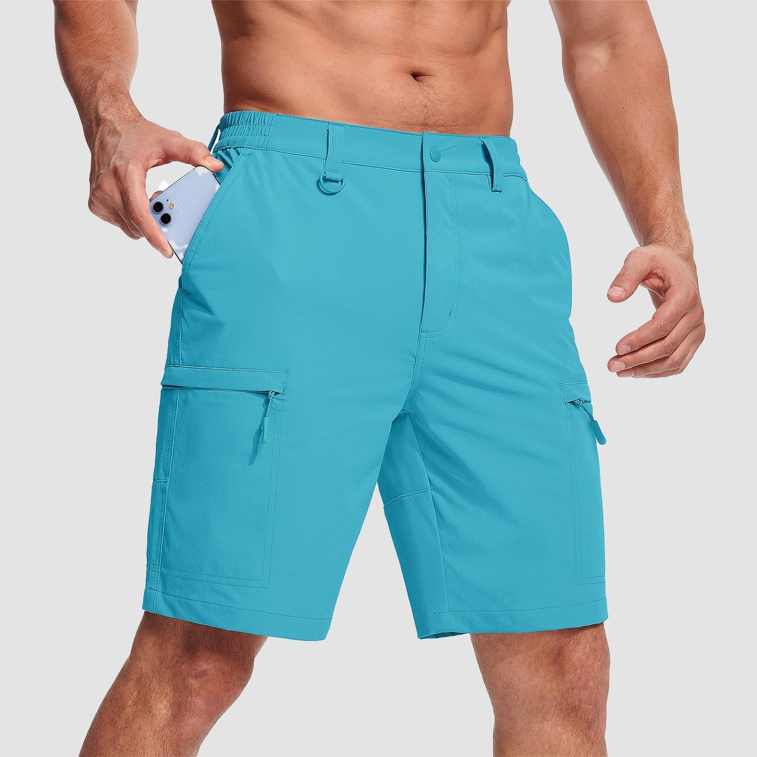 Men's Casual Quick-Dry 5 Pockets Cargo Short