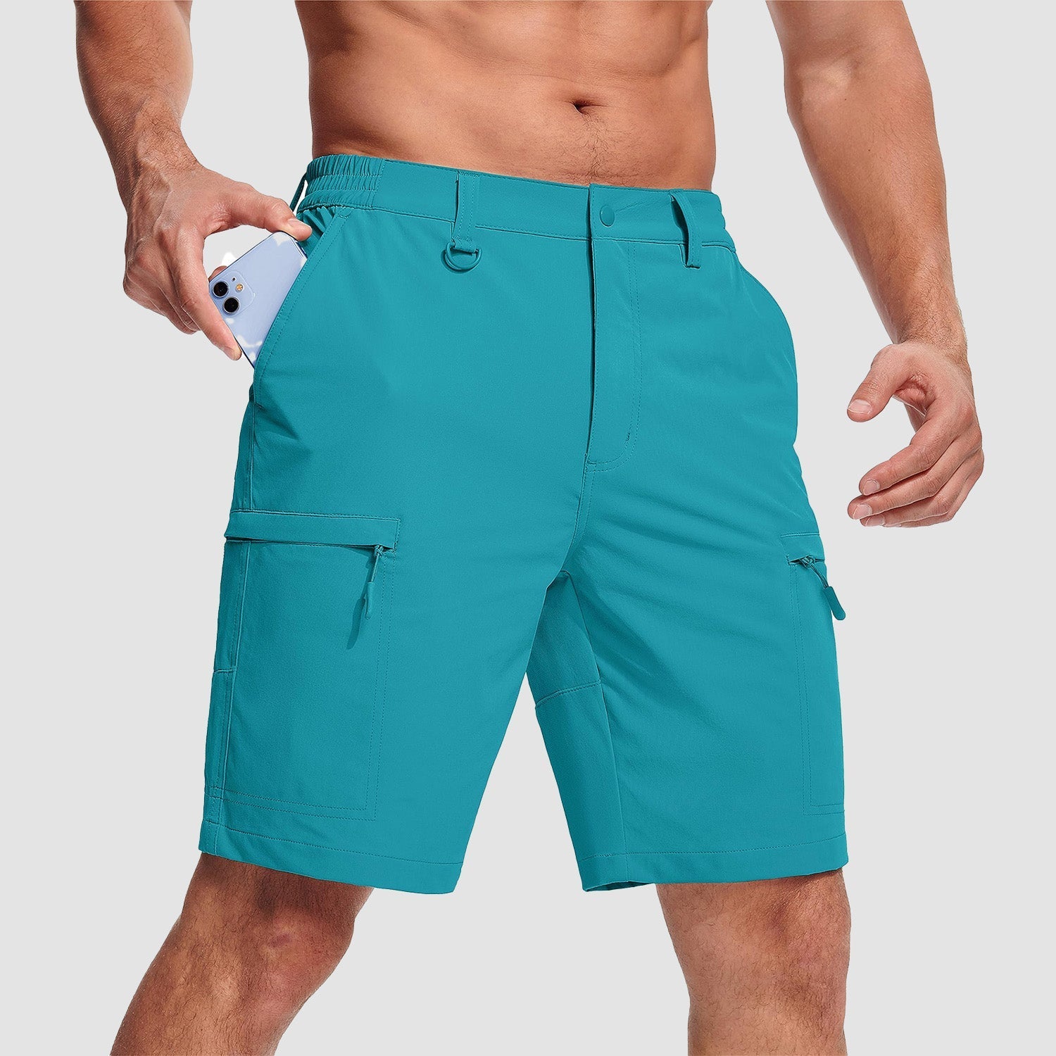 Men's Casual Quick-Dry 5 Pockets Cargo Short