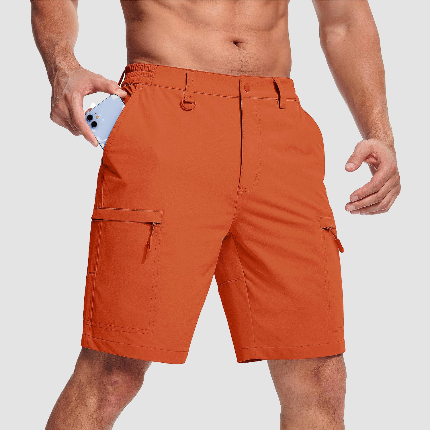 Men's Casual Quick-Dry 5 Pockets Cargo Short