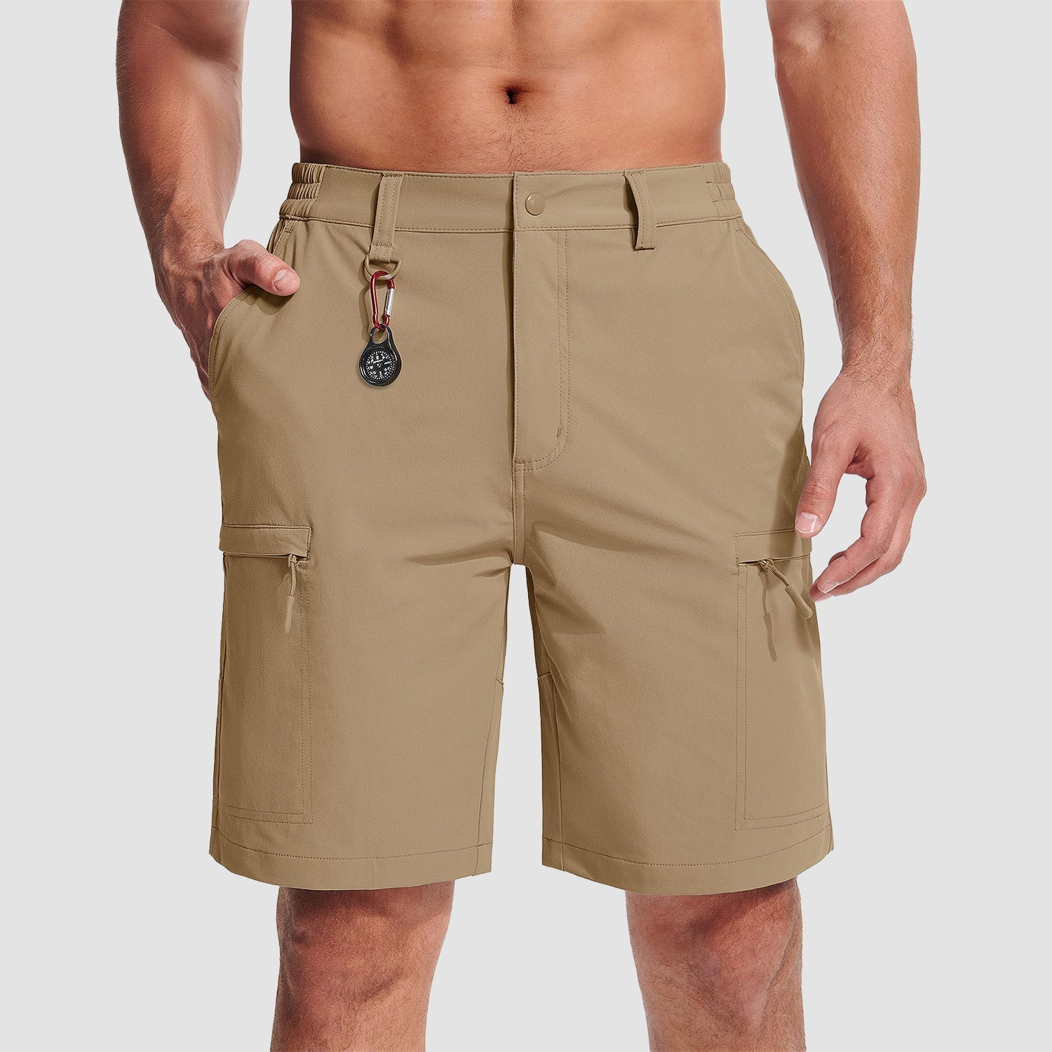 Men's Casual Quick-Dry 5 Pockets Cargo Short