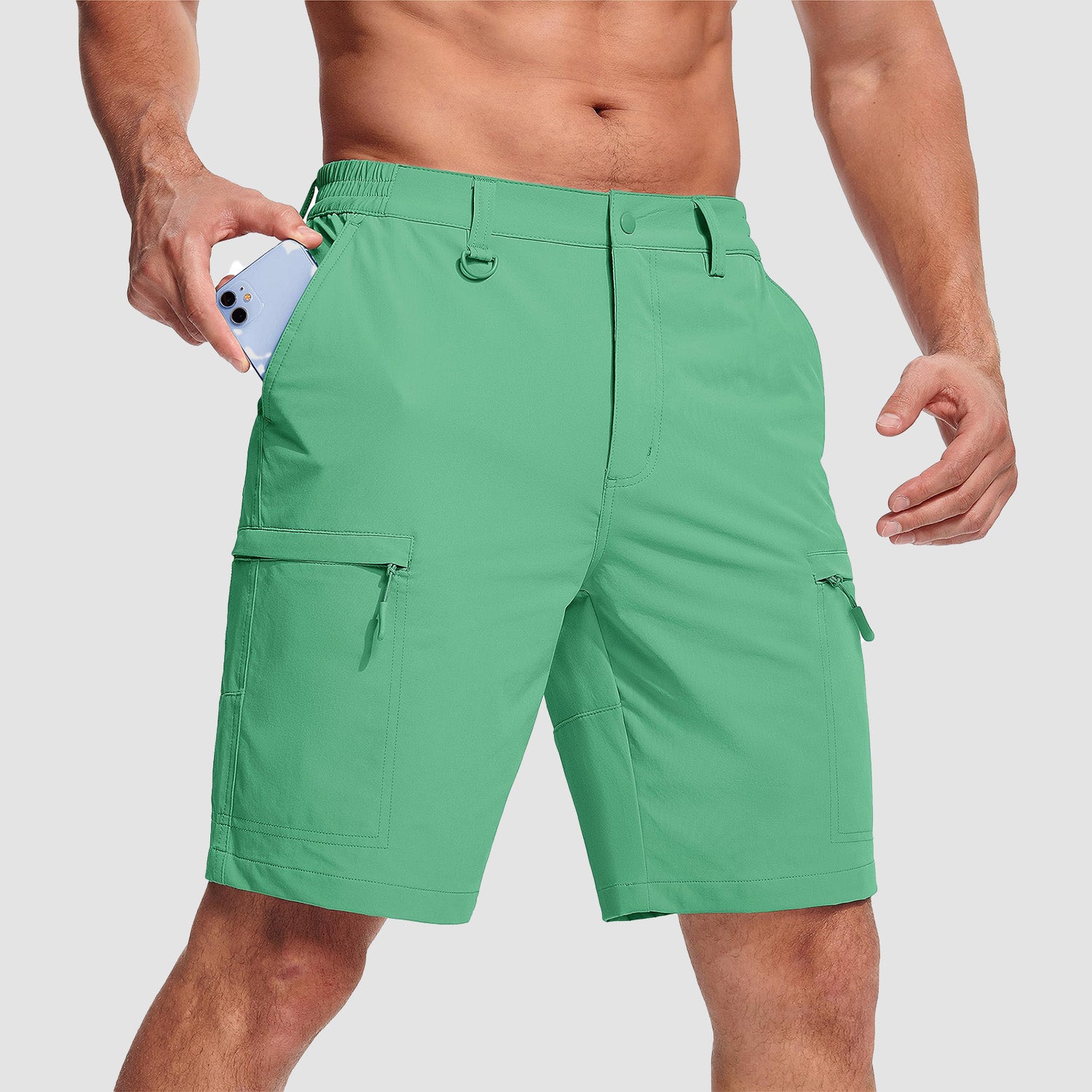 Men's Casual Quick-Dry 5 Pockets Cargo Short