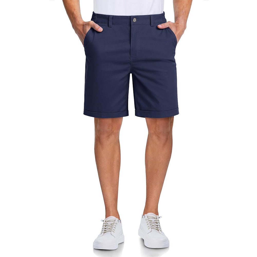 Men's Classic Stretch Chino Shorts with Pockets