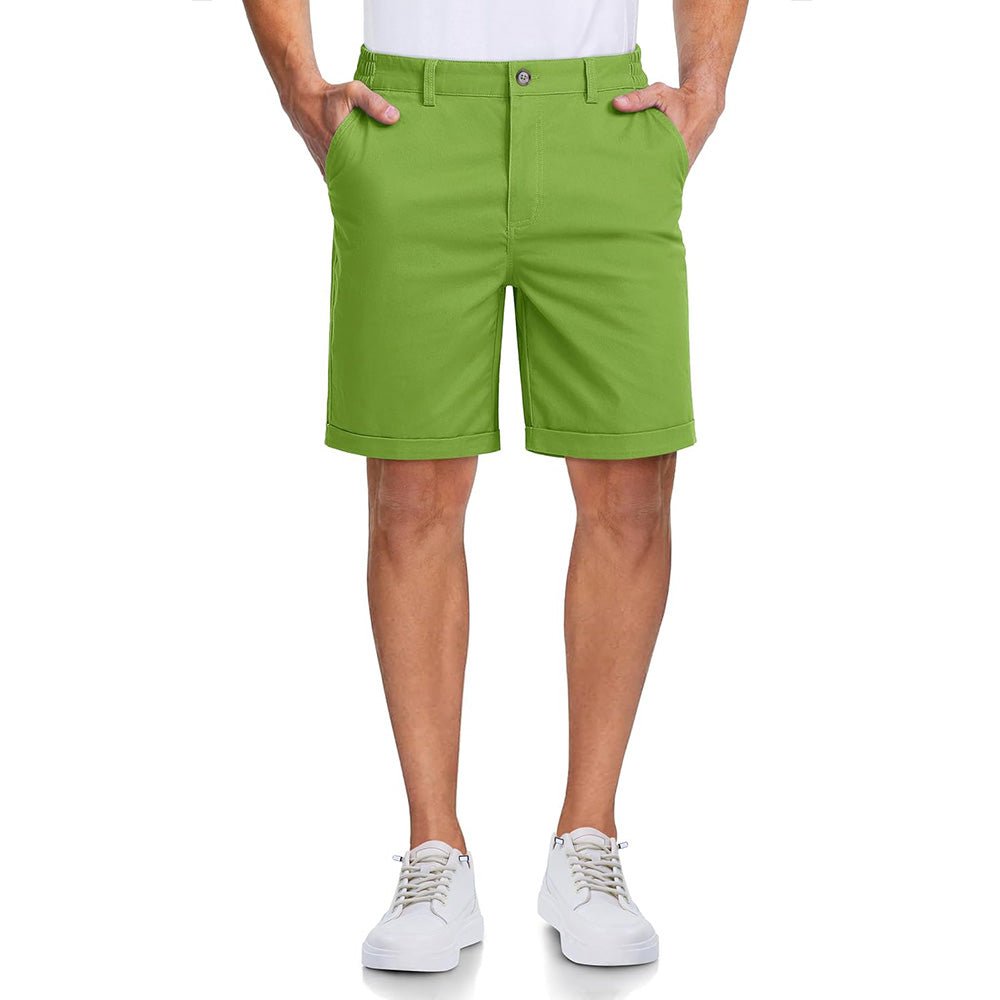 Men's Classic Stretch Chino Shorts with Pockets