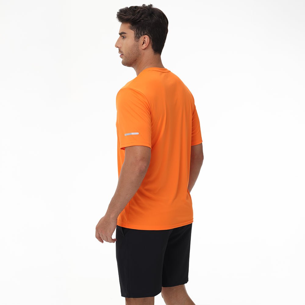 Men's Dry Fit Sun Protection Stretch Training & Sports T-Shirts