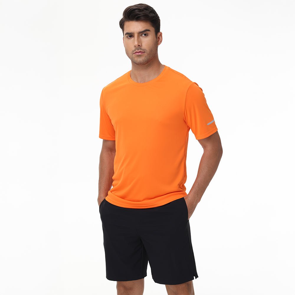 Men's Dry Fit Sun Protection Stretch Training & Sports T-Shirts