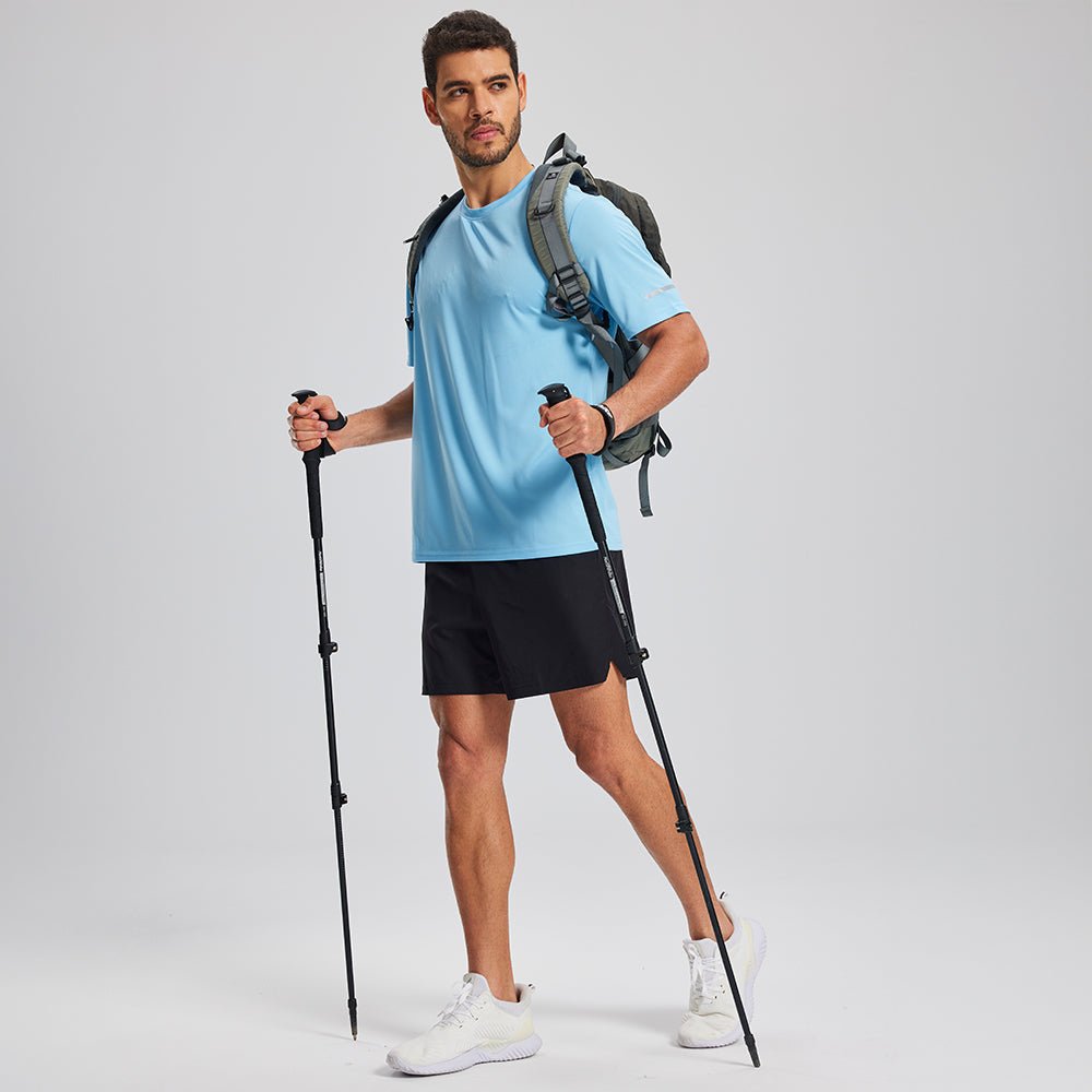 Men's Dry Fit Sun Protection Stretch Training & Sports T-Shirts
