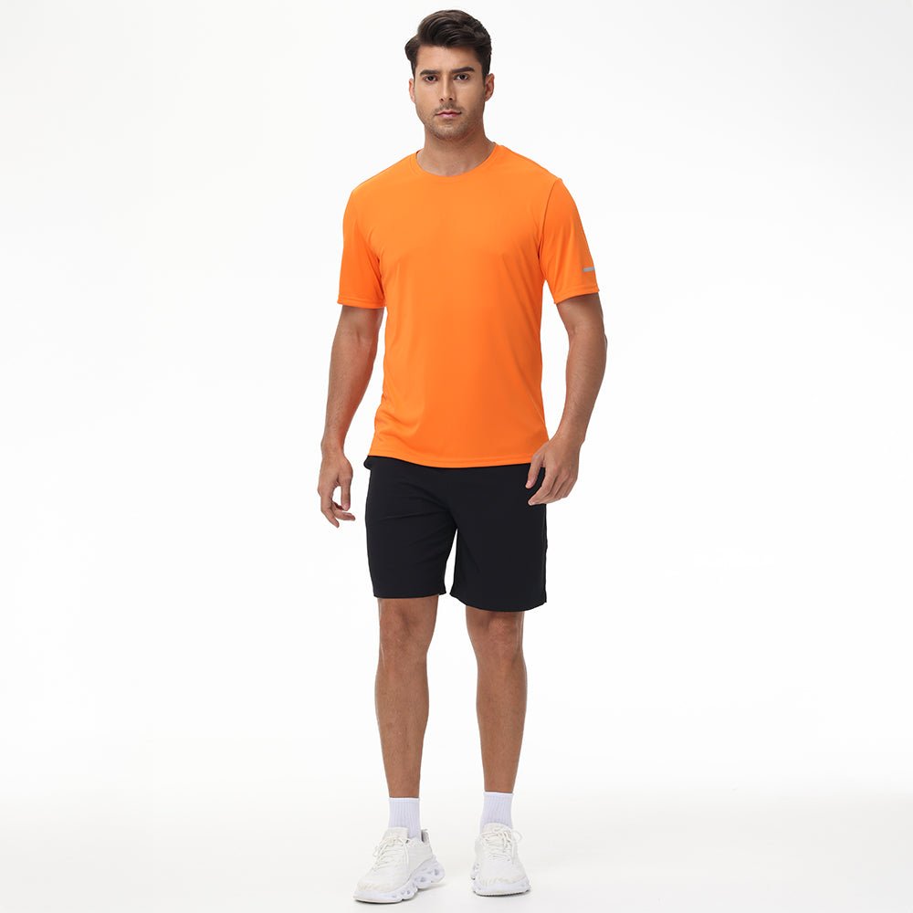 Men's Dry Fit Sun Protection Stretch Training & Sports T-Shirts