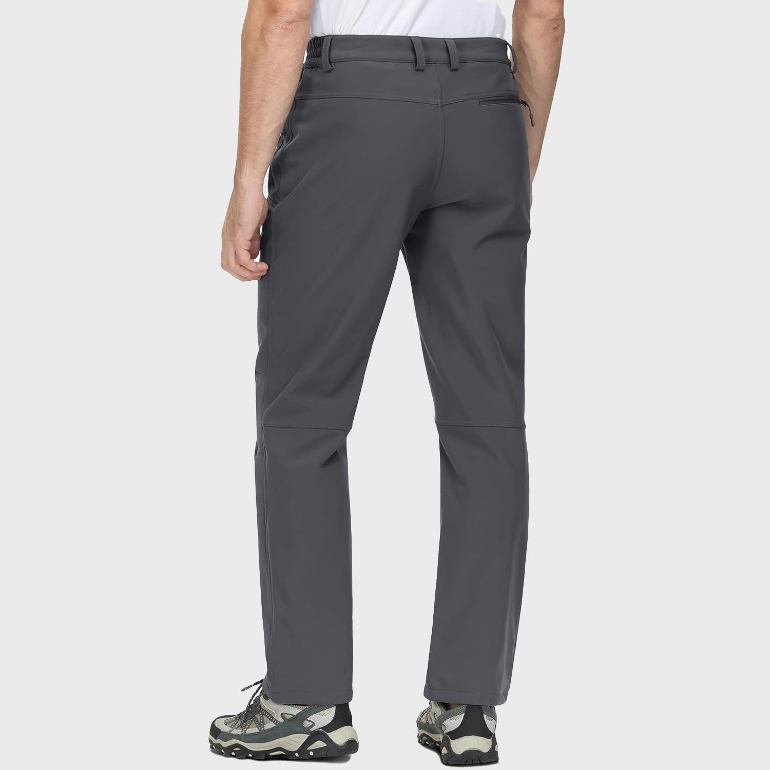 Men's Fleece Hiking Pants Water Resistant Ski Snow Pants