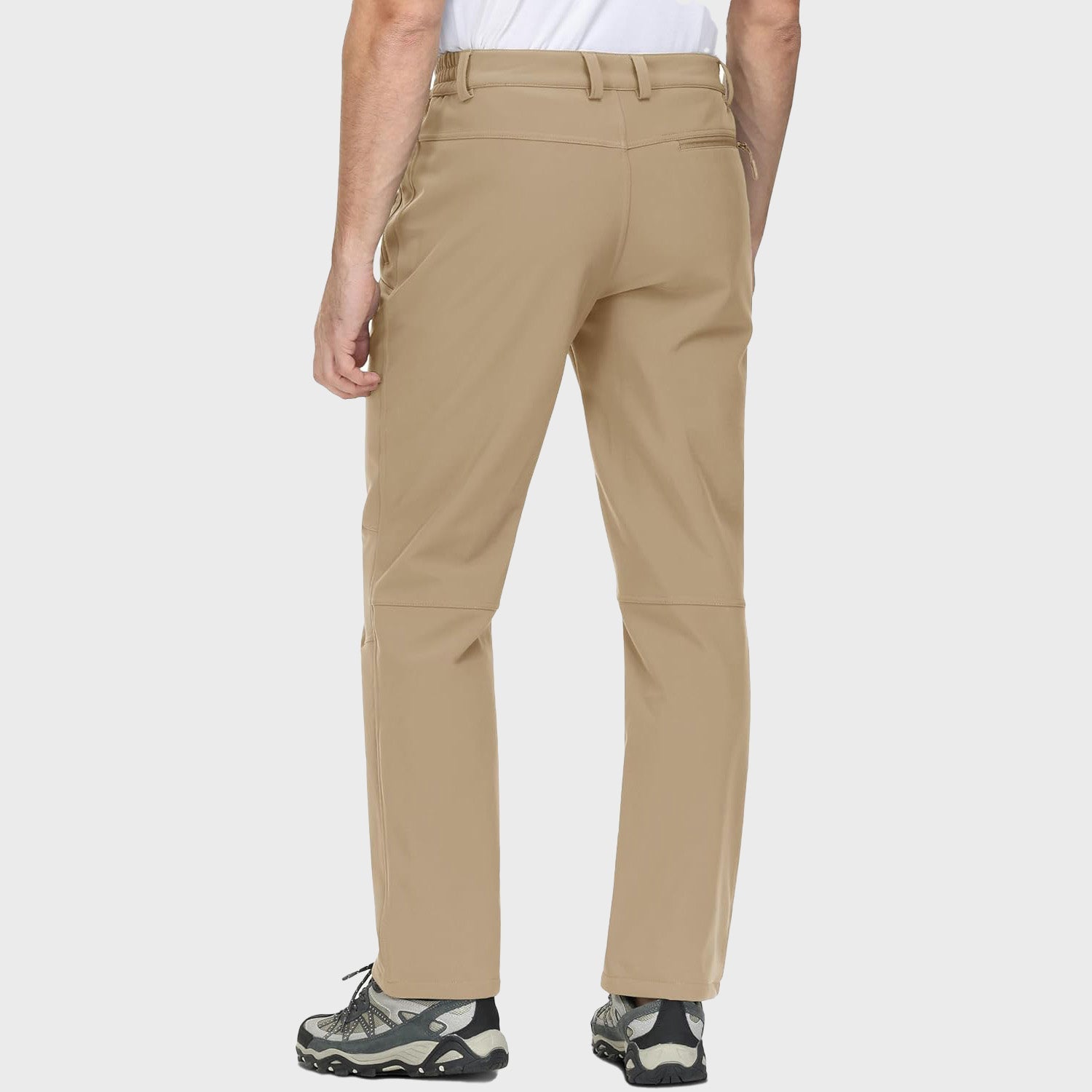 Men's Fleece Hiking Pants Water Resistant Ski Snow Pants