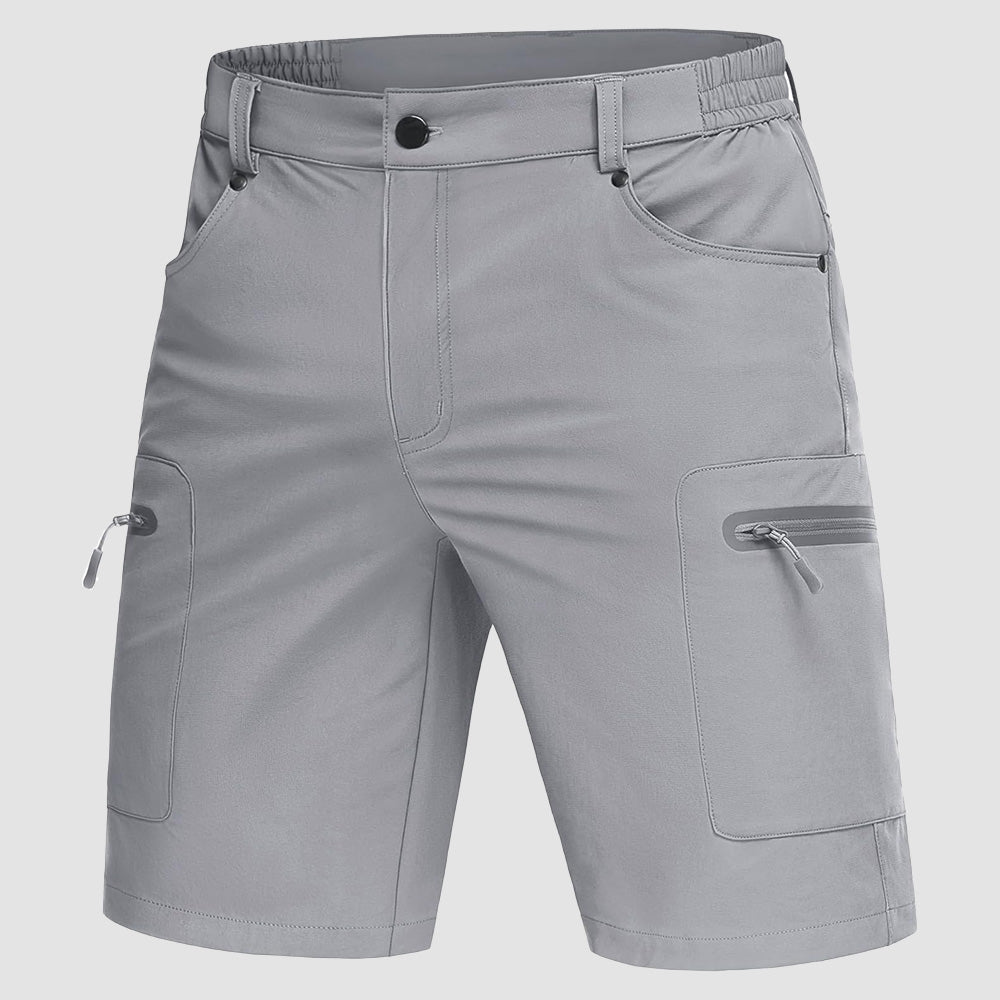 Men's Hiking Cargo Shorts with Zipper Pockets