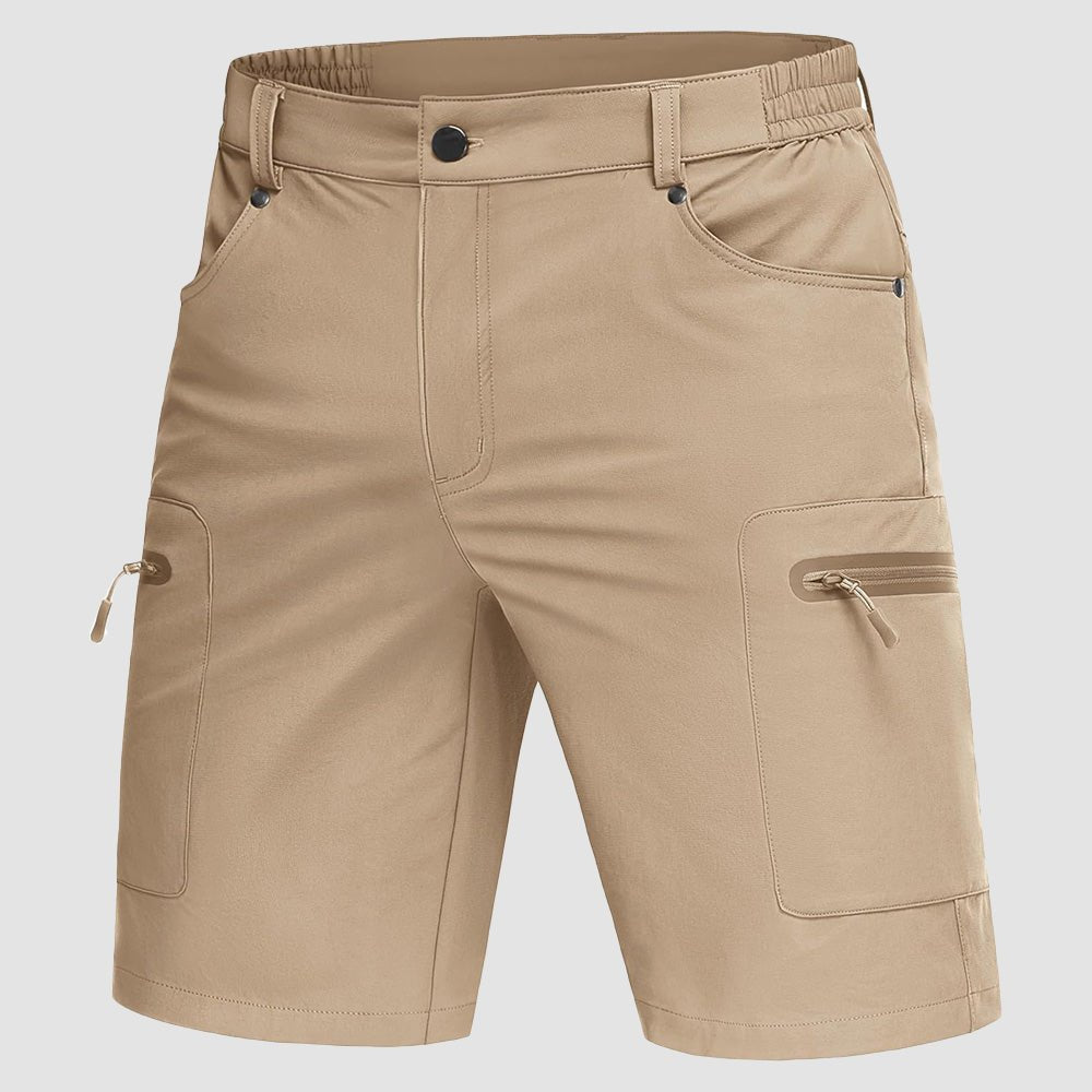 Men's Hiking Cargo Shorts with Zipper Pockets