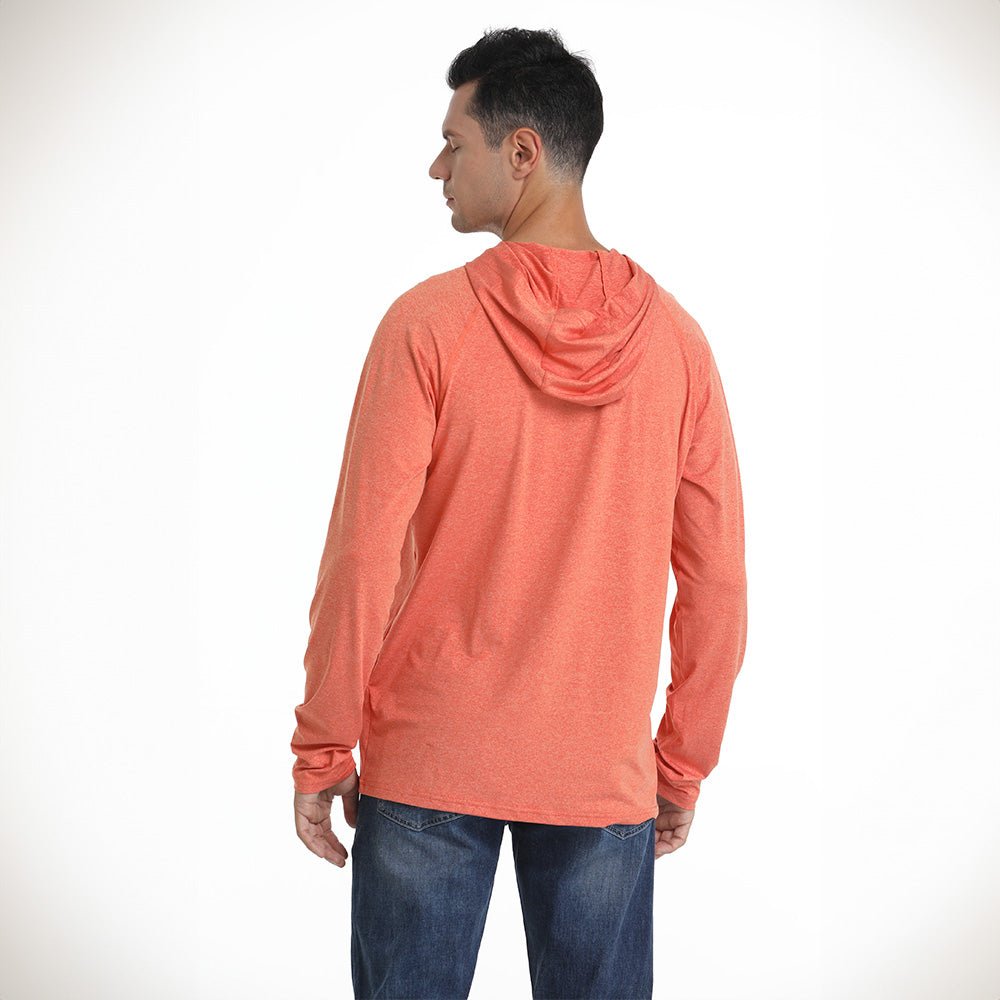 Men's Hooded UPF 50+ Sun Protection Sherpa Fishing Shirt