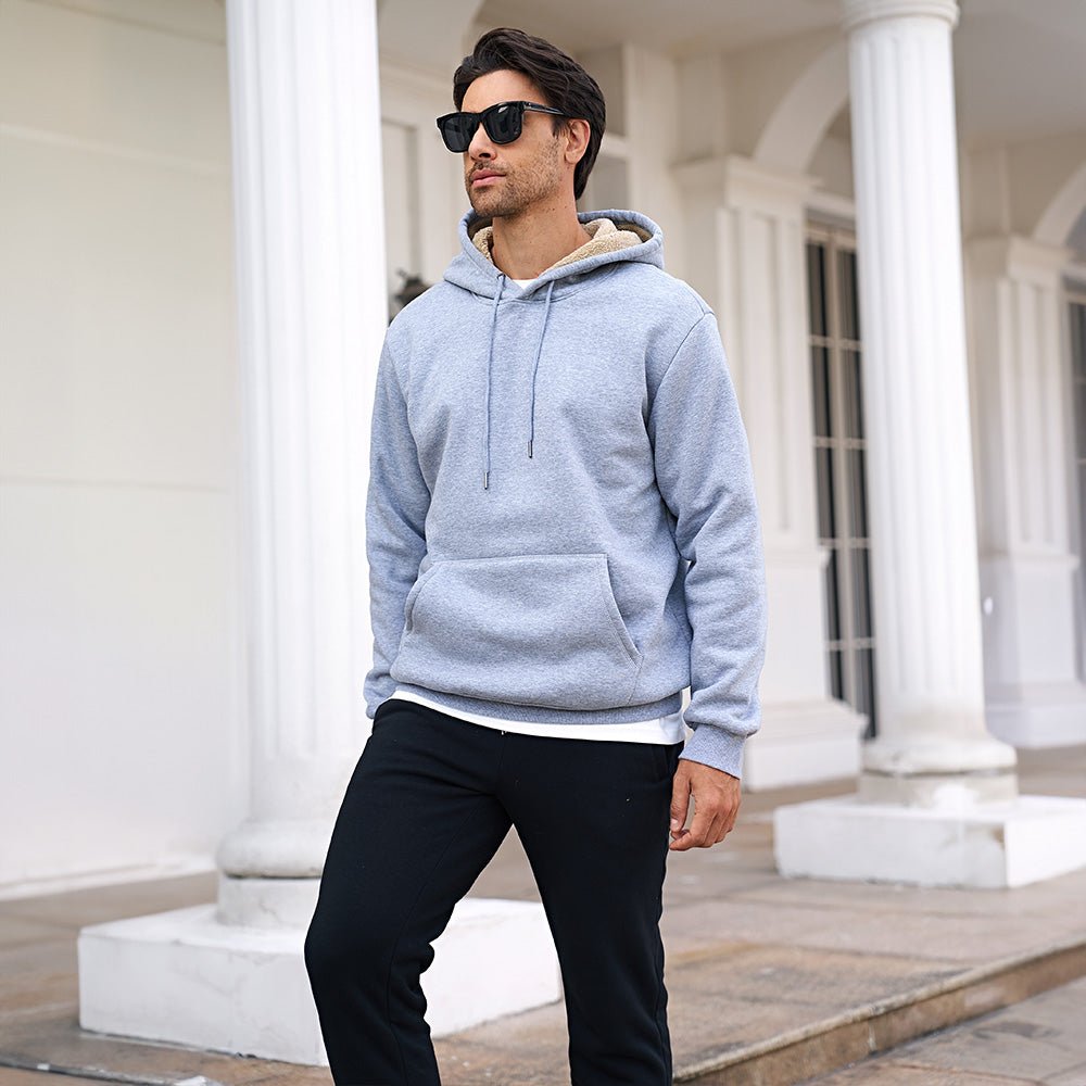 Men's Hoodie Sweater Fleece Pullover Hoodies Sweatshirt
