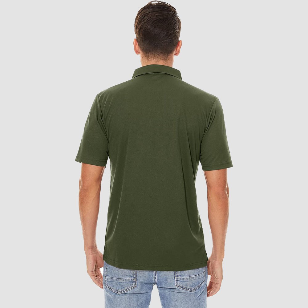 Men's Polo Quick Dry Short Sleeve Golf Polo