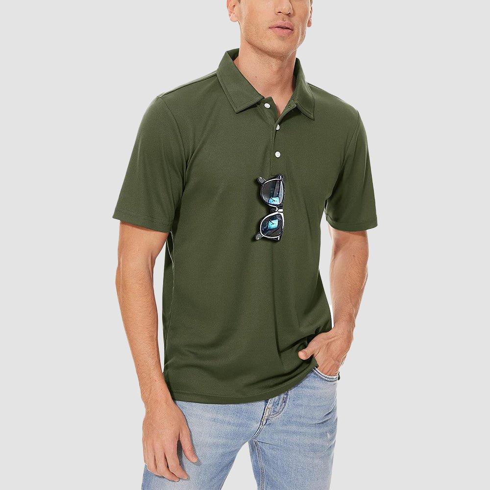 Men's Polo Quick Dry Short Sleeve Golf Polo