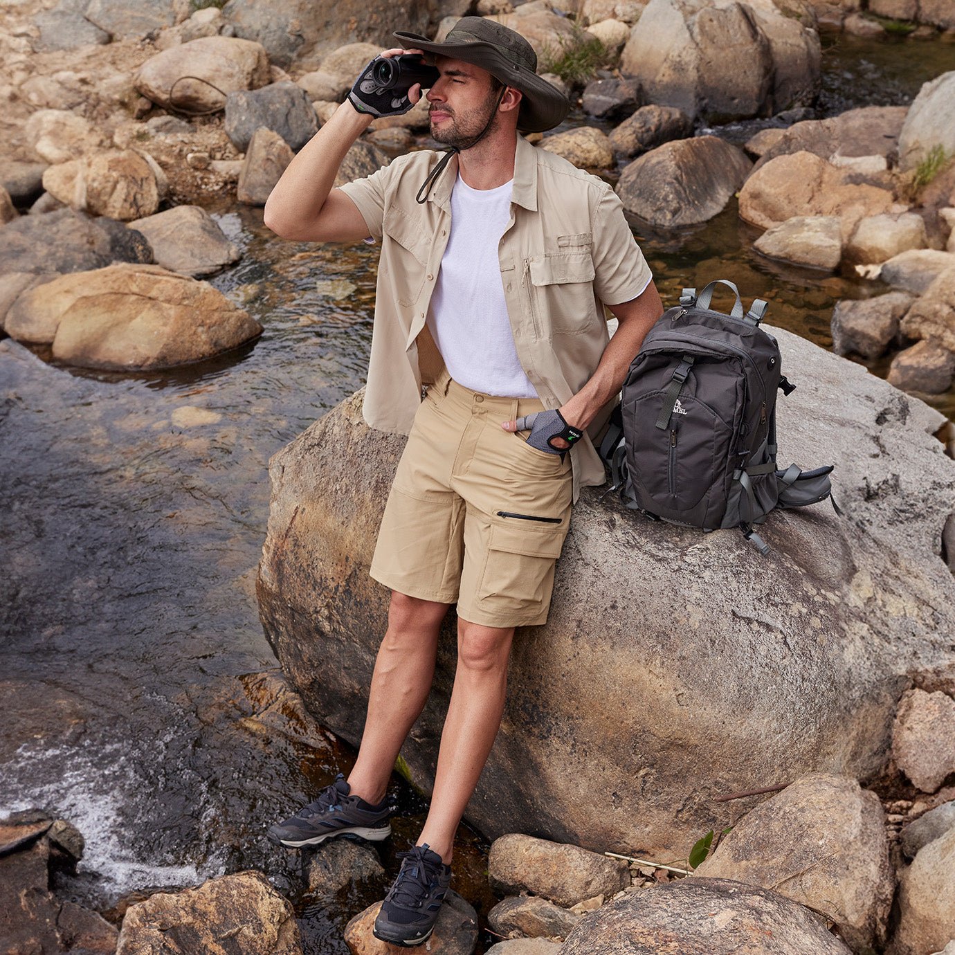 Men's Quick Dry Cargo Shorts