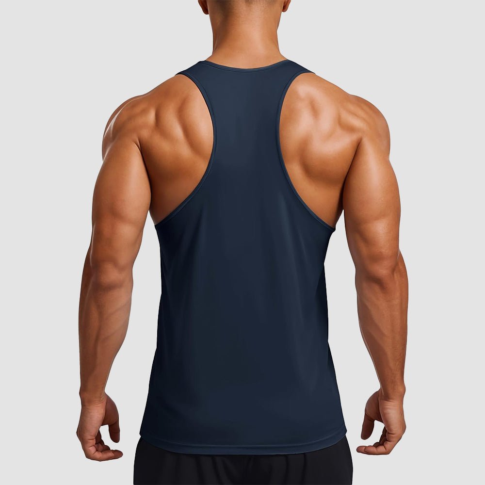 Men's Quick Dry UPF 80+ Athletic Y-Back Summer Tank