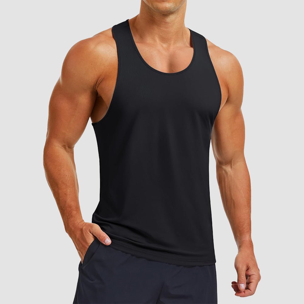 Men's Quick Dry UPF 80+ Athletic Y-Back Summer Tank