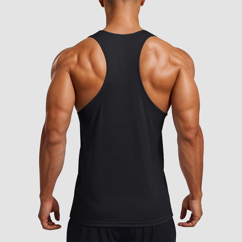 Men's Quick Dry UPF 80+ Athletic Y-Back Summer Tank