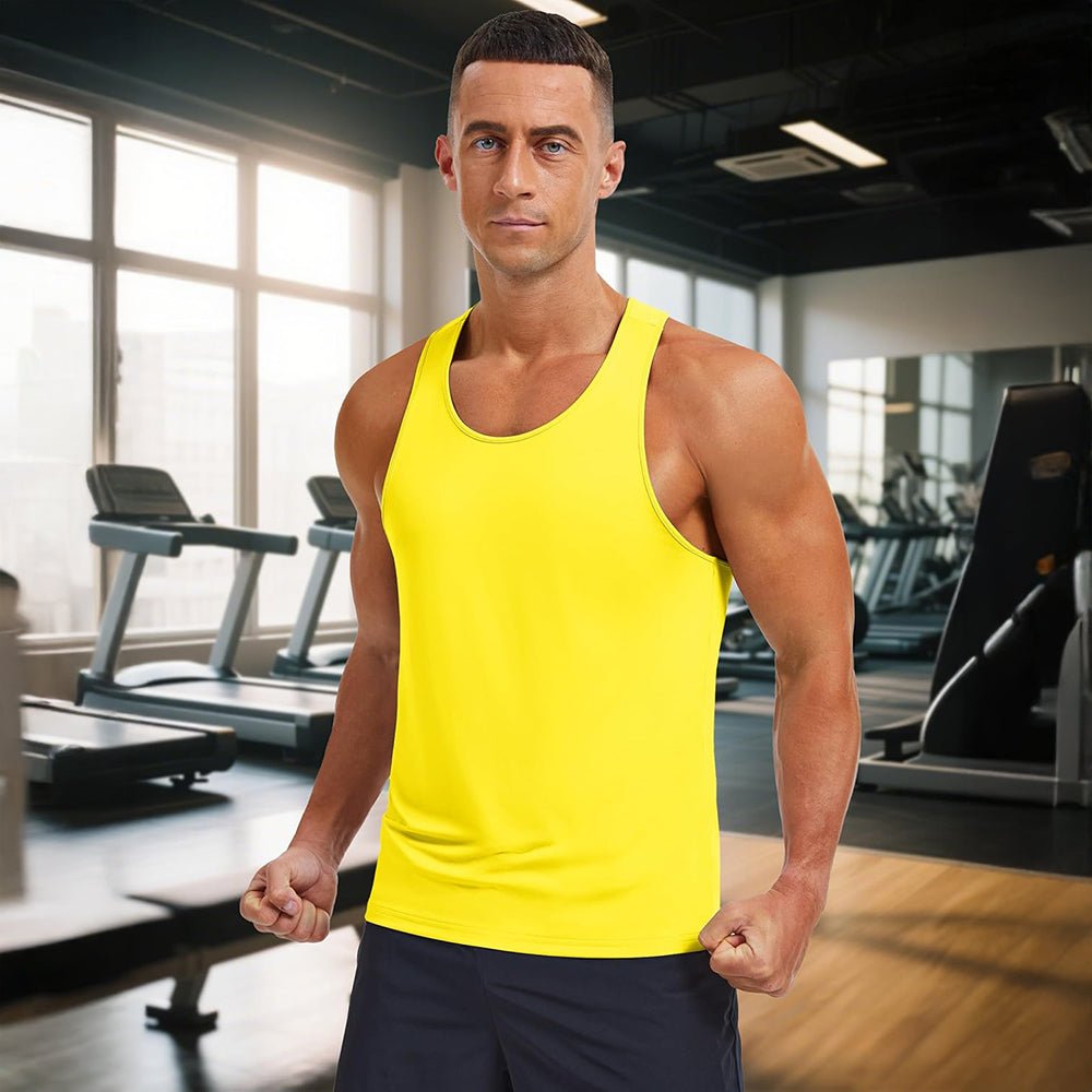 Men's Quick Dry UPF 80+ Athletic Y-Back Summer Tank